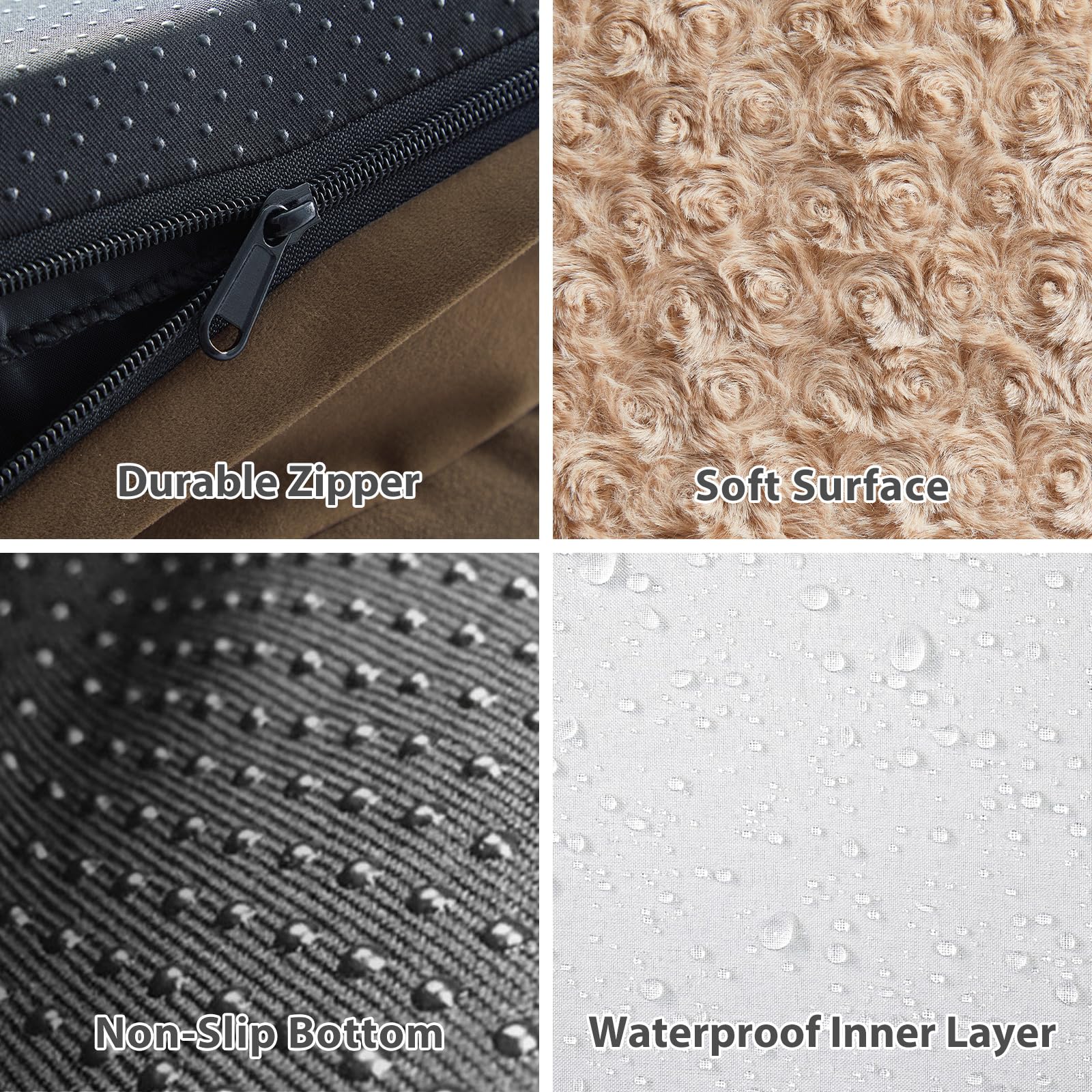 Bfpethome Orthopedic Dog Beds For Large Dogs-Waterproof Sofa Dog Bed With Removable Washable Cover, Large Dog Bed With Waterproo