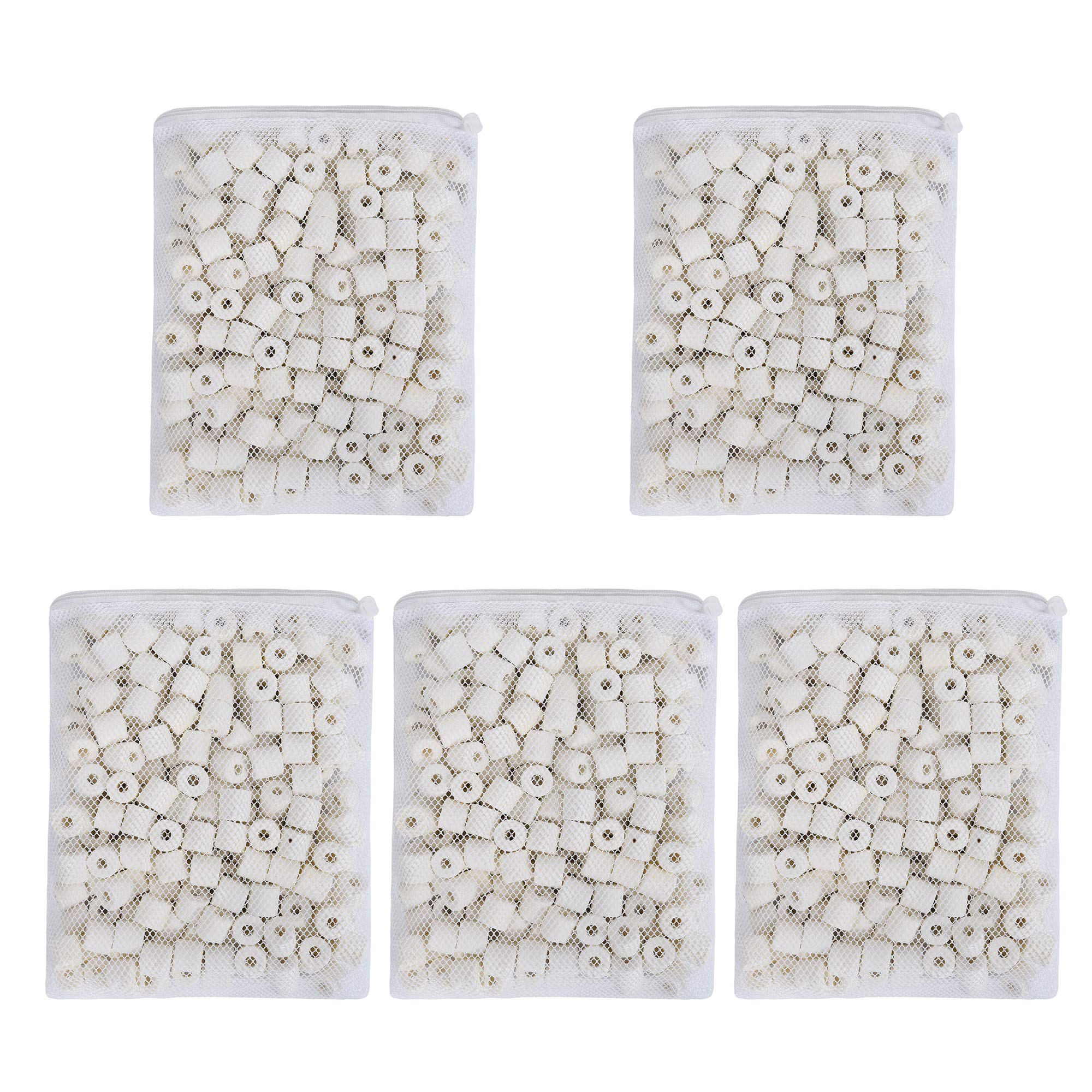 10 Lb Aquarium Fitler Media Ceramic Rings, Bio Ceramic Filter Media For Pond Fish Tank Canister Filter