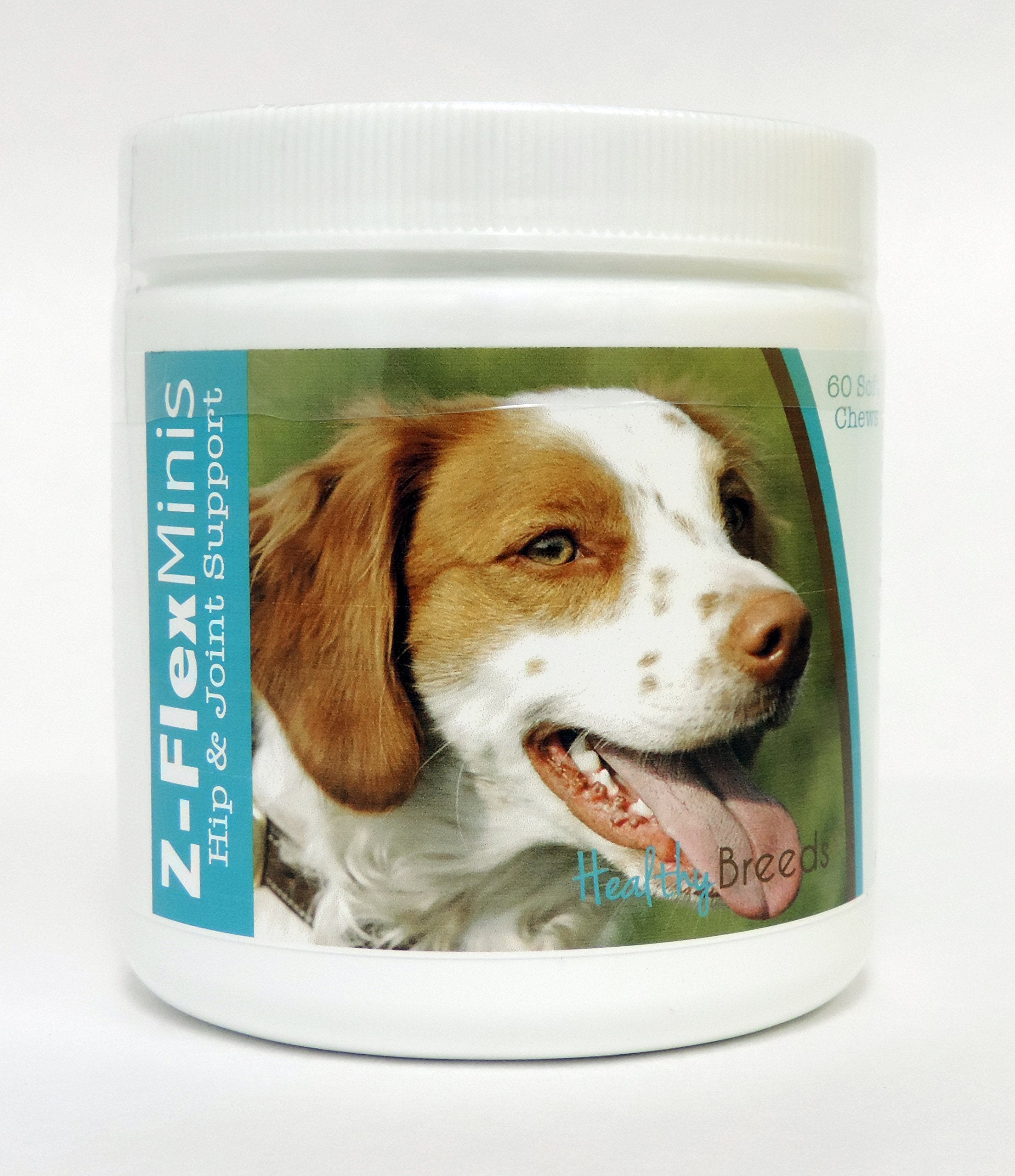 Healthy Breeds Brittany Z-Flex Minis Hip and Joint Support Soft Chews 60 Count