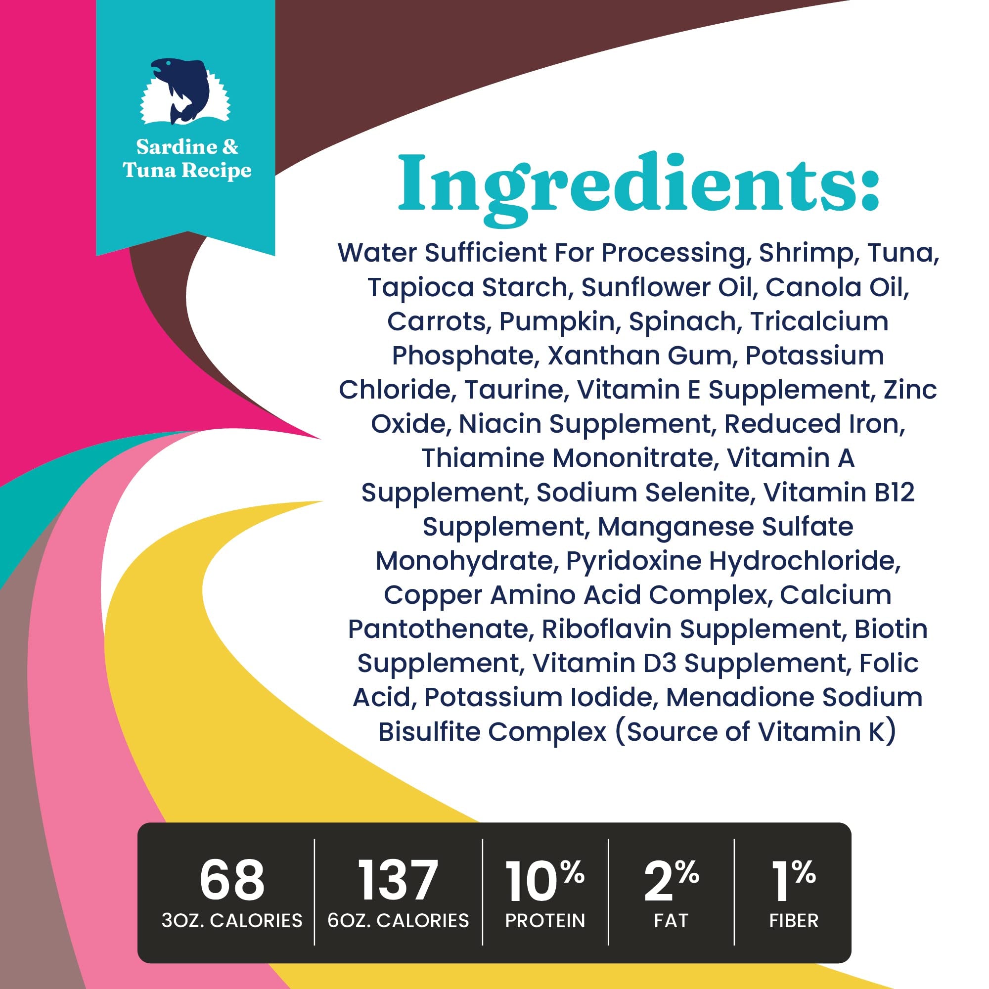 Solid Gold Wet Cat Food Shreds in Gravy - Canned Cat Food Made w/Real Tuna & Shrimp - Five Oceans Grain Free 16ct/6oz Can