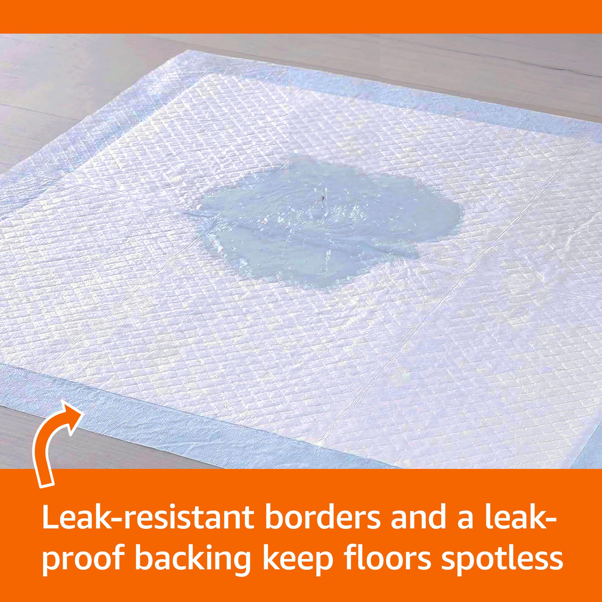 Amazon Basics Dog and Puppy Pee Pads with Leak-Proof Quick-Dry Design ...