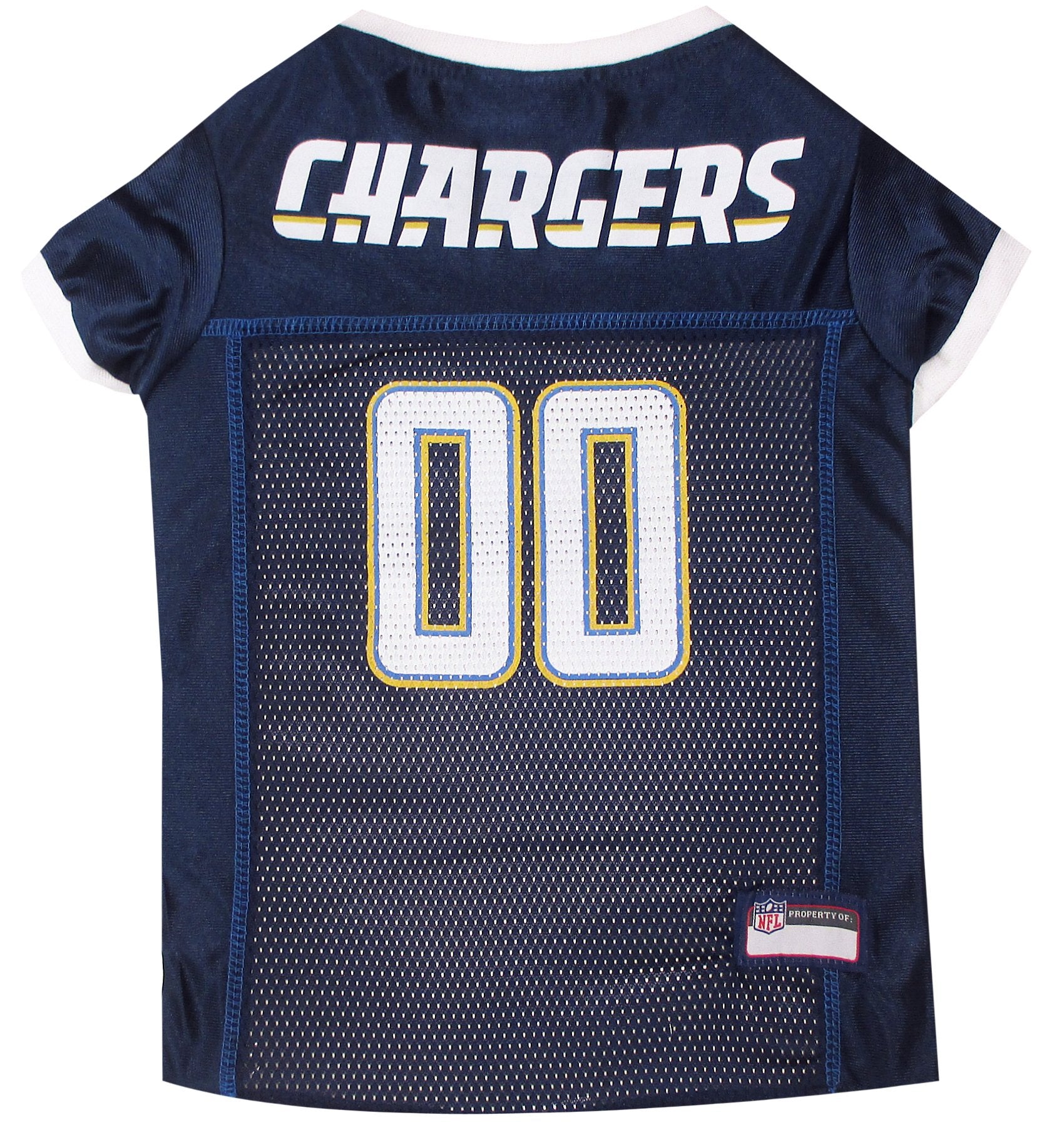 Nfl Los Angeles Chargers Dog Jersey, Size: X-Large. Best Football Jersey Costume For Dogs & Cats. Licensed Jersey Shirt
