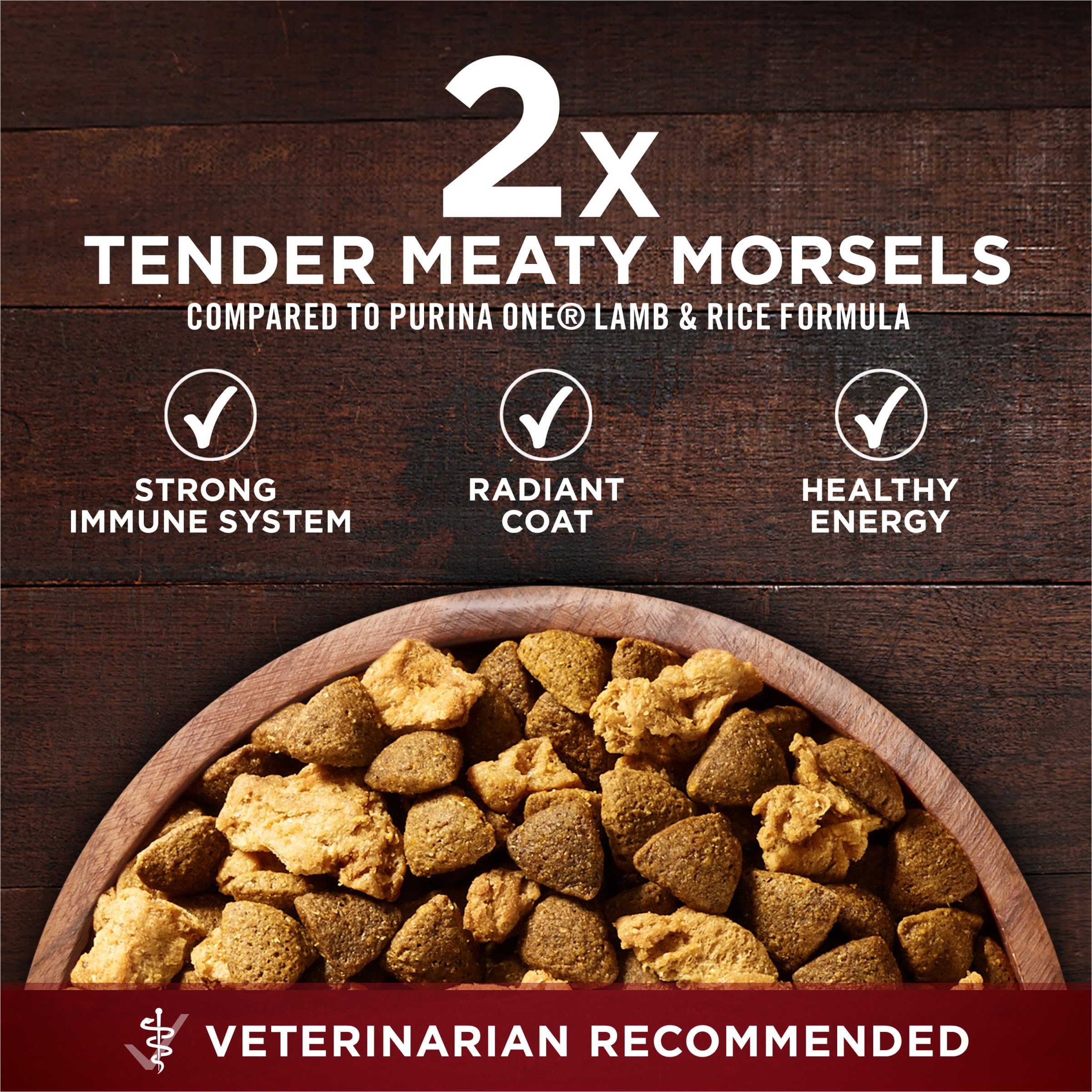 Purina ONE True Instinct With Real Salmon and Tuna Natural With Added Vitamins, Minerals and Nutrients High Protein Dog Food Dry
