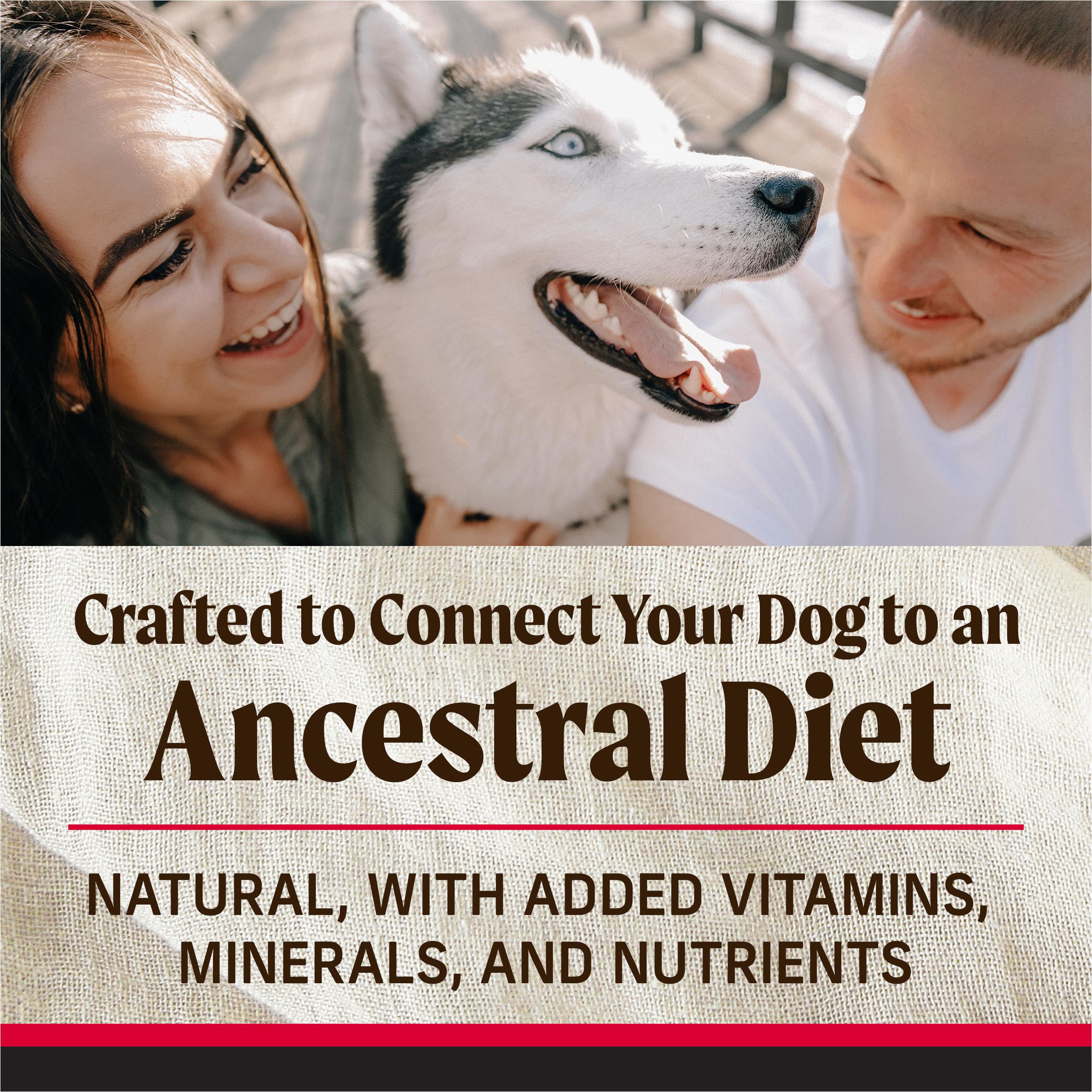 Merrick Backcountry Grain Free Dry Dog Food with Freeze Dried Raw, Great Plains Red Recipe, 20 lb Bag