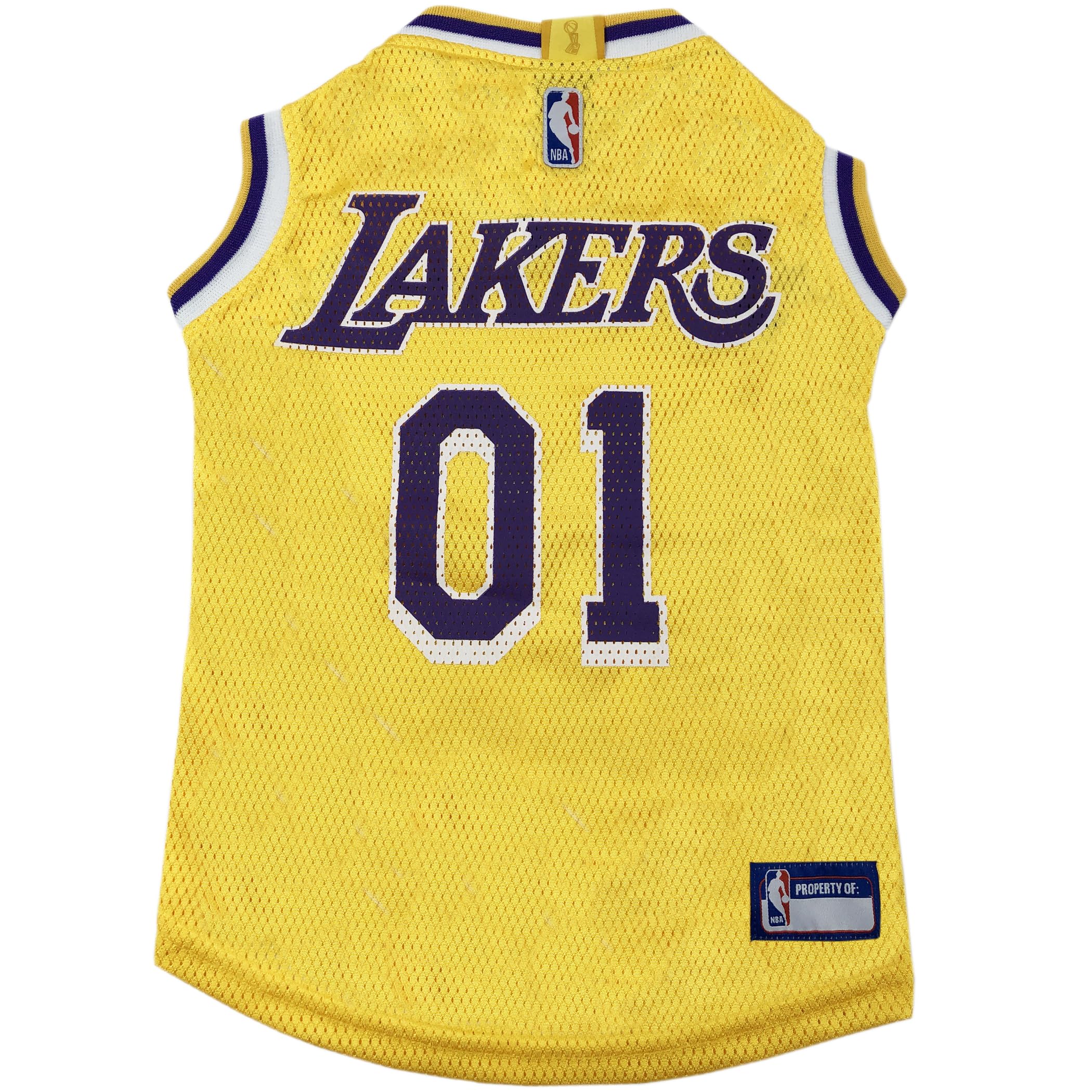 Nba Los Angeles Lakers Dog Jersey, Large - Tank Top Basketball Pet Jersey