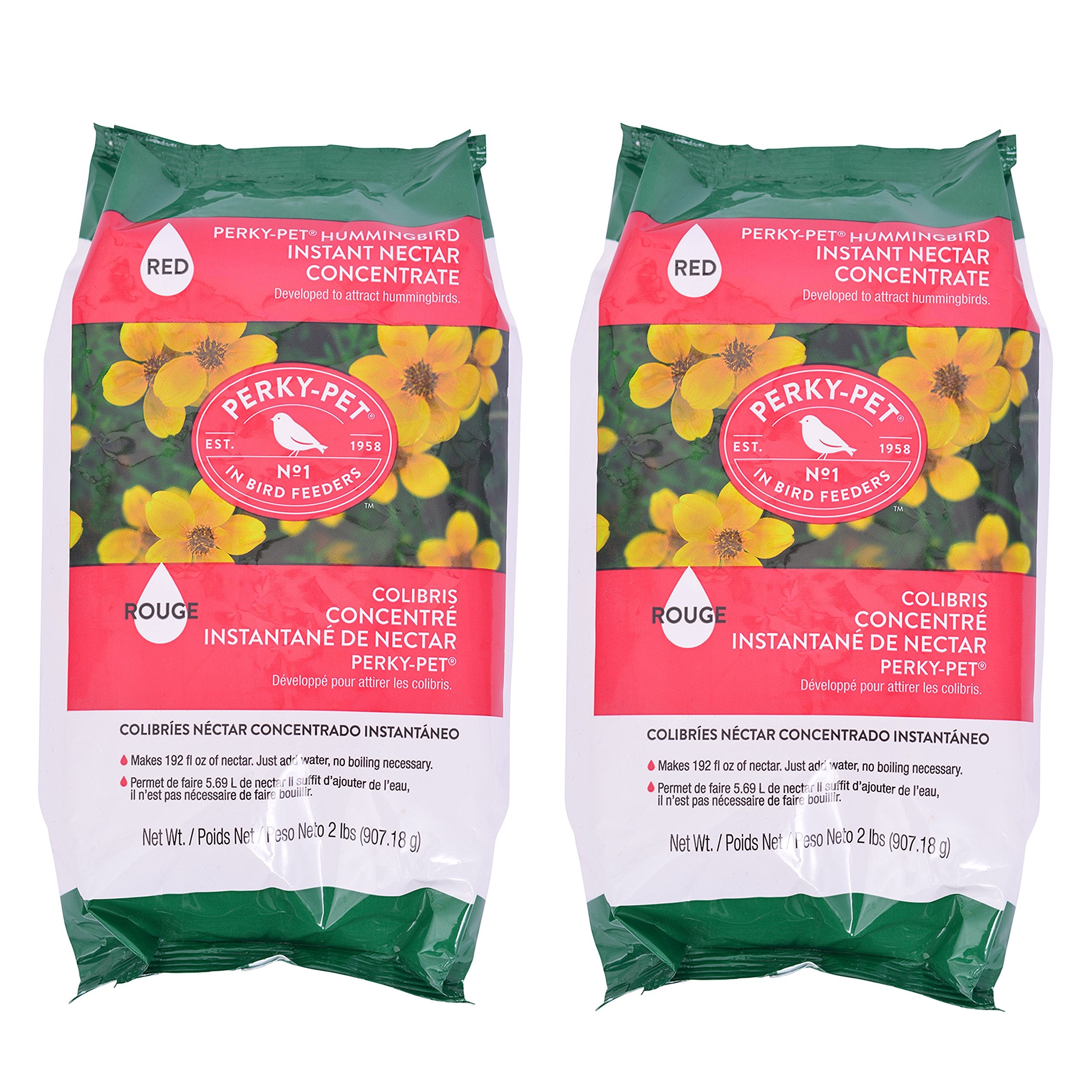 Perky Pet 244Sfb 2 lb Red Instant Nectar - 2 Pack
