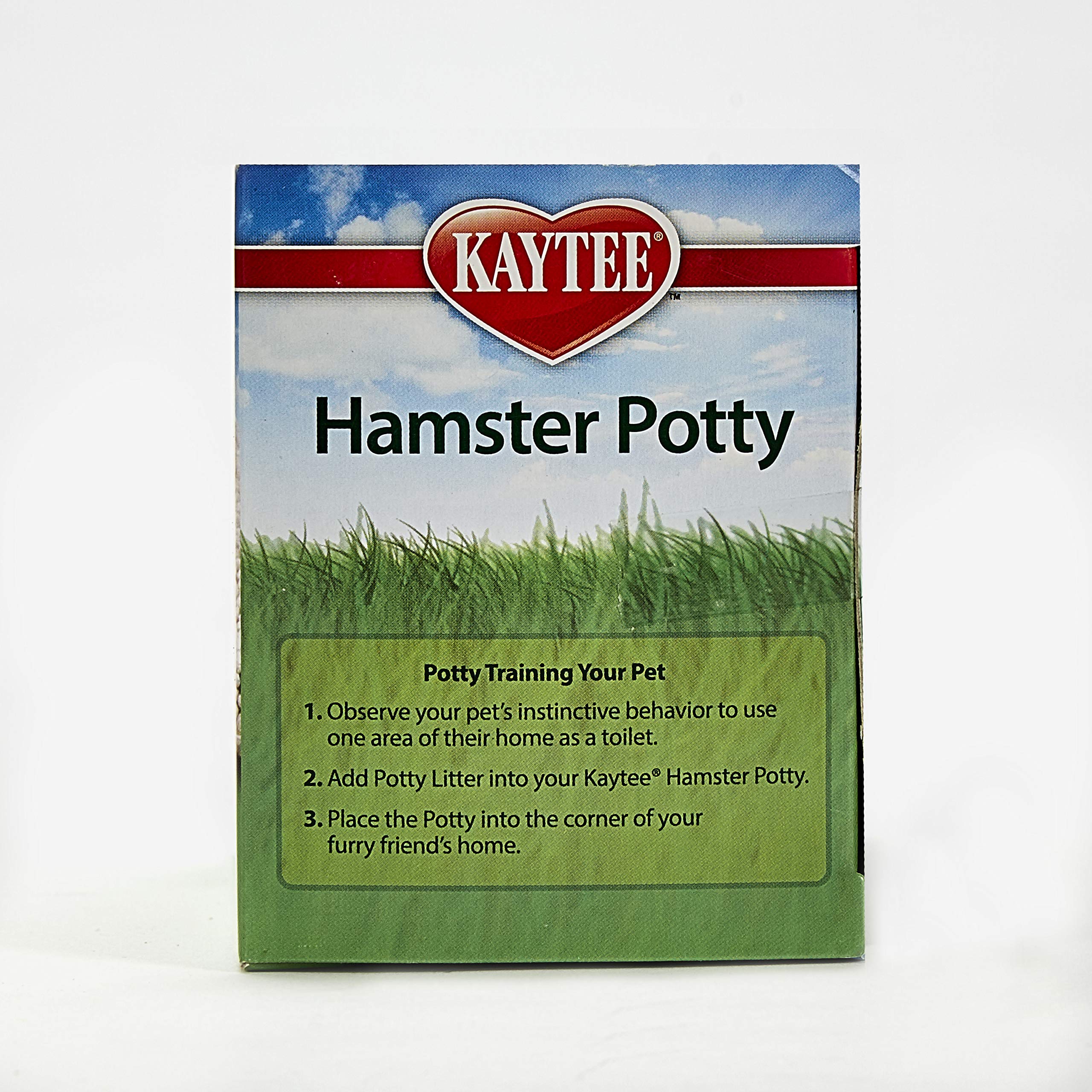Kaytee Hamster Potty Assorted 6 Inches x 3.5 Inches x 2.75 Inches