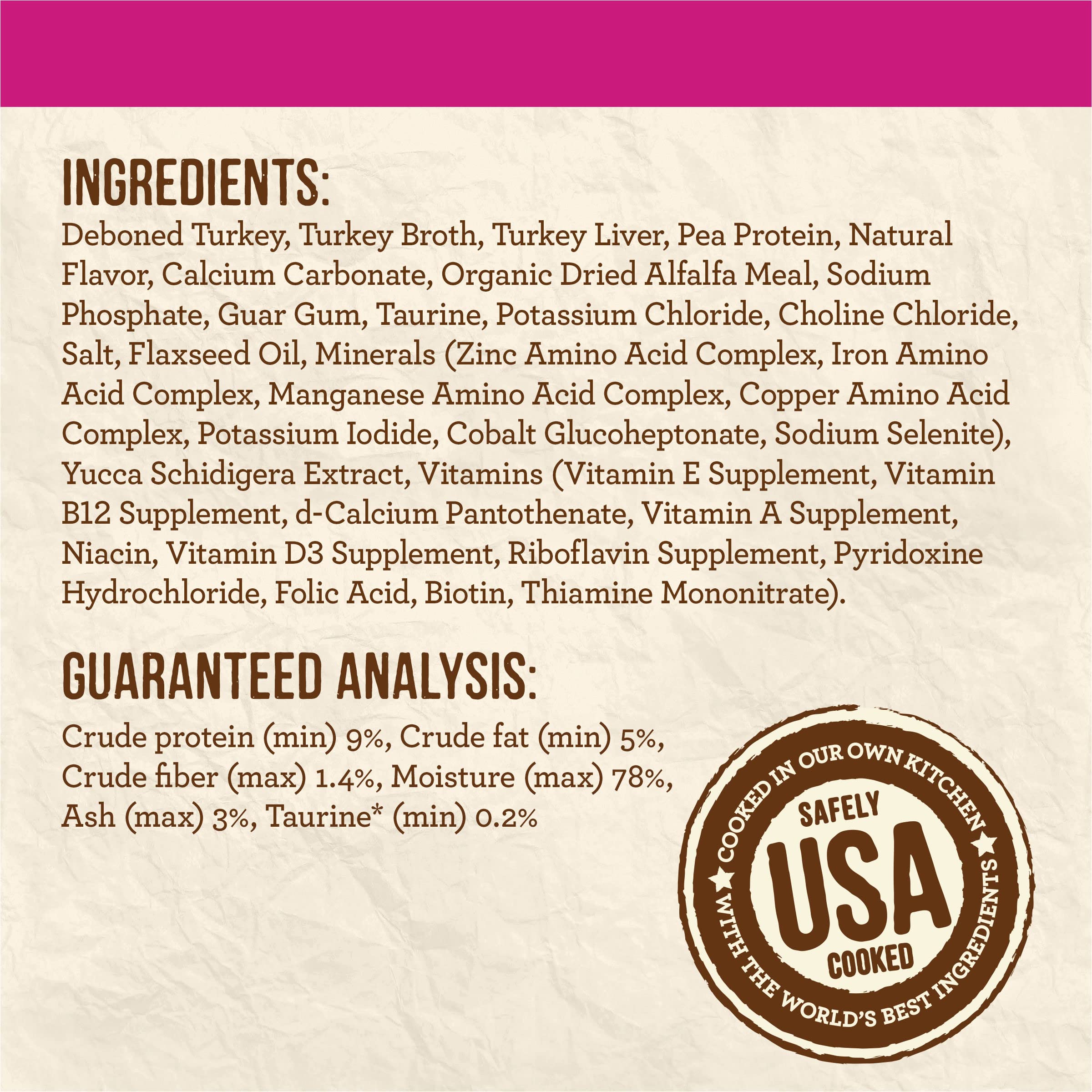 Merrick Limited Ingredient Diet Premium Grain Free And Natural Canned Pate Wet Cat Food, Turkey Recipe - (Pack of 24) 5 oz. Cans