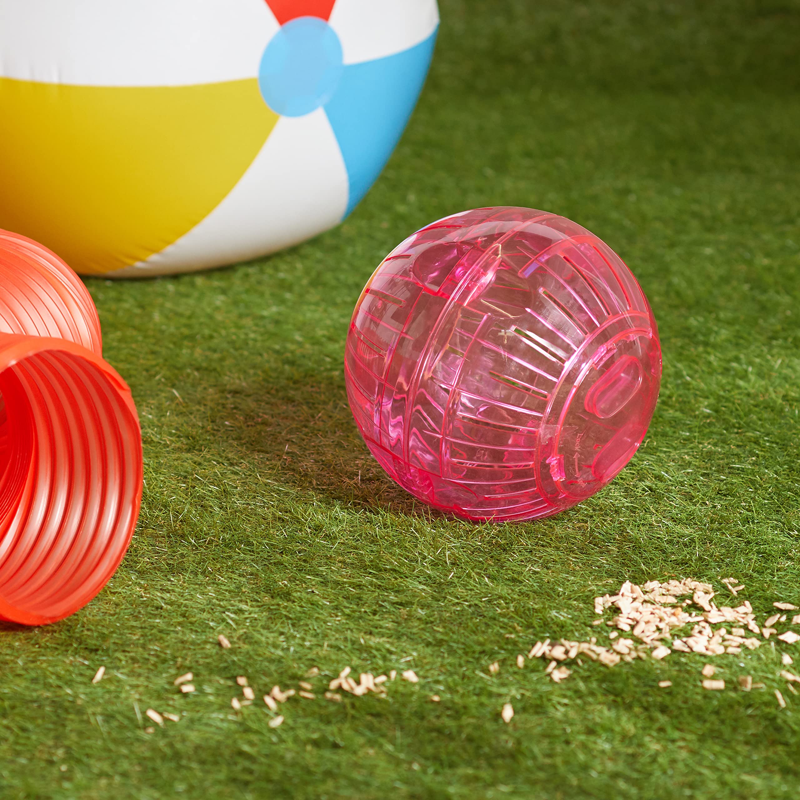 Kaytee 7' Assorted Color Run-About Exercise Ball For Pet Hamsters & Gerbils