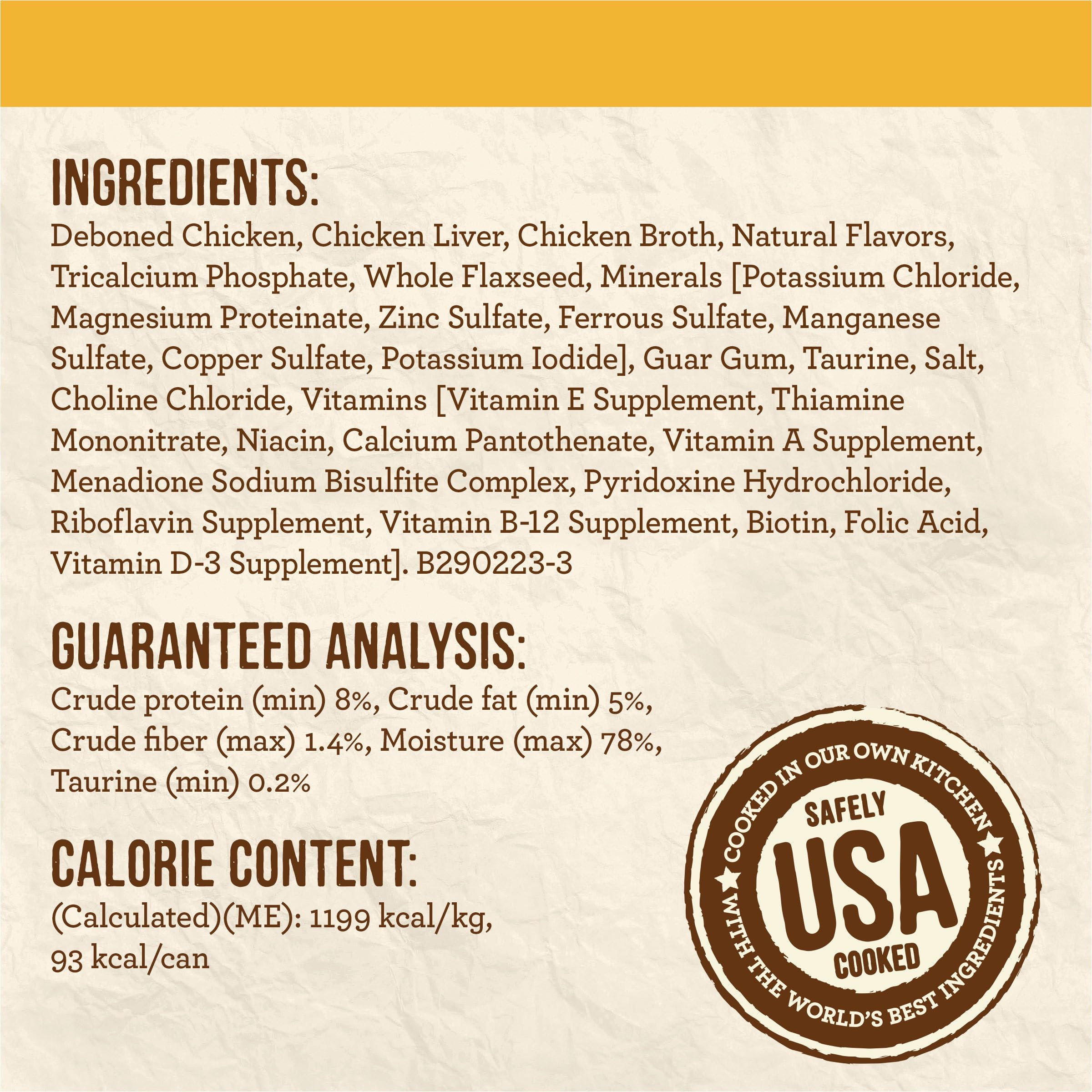 Merrick Limited Ingredient Diet Premium Grain Free And Natural Canned Pate Wet Cat Food, Chicken Recipe - (Pack of 24) 2.75 oz.