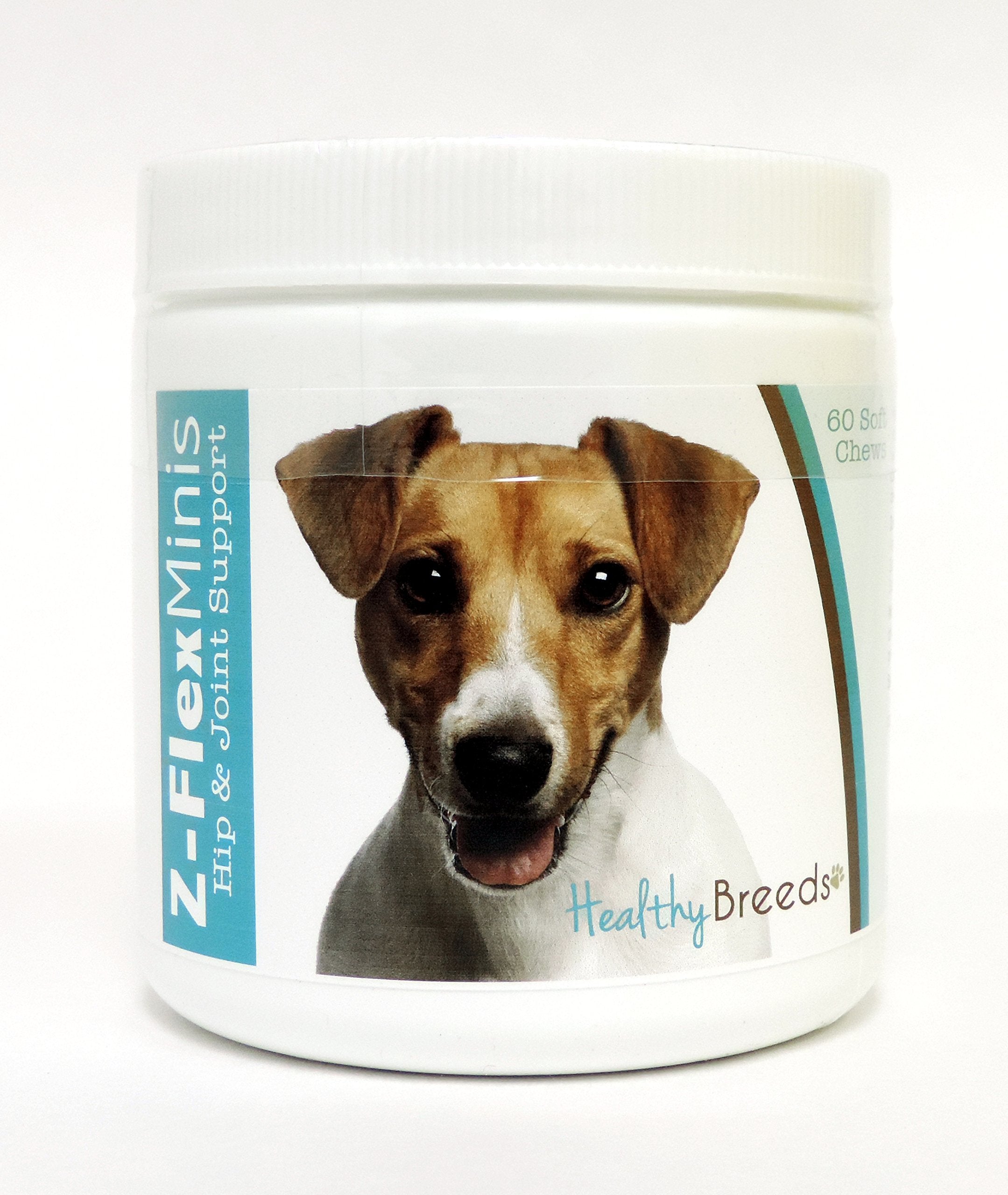 Healthy Breeds Jack Russell Terrier Z-Flex Minis Hip and Joint Support Soft Chews 60 Count