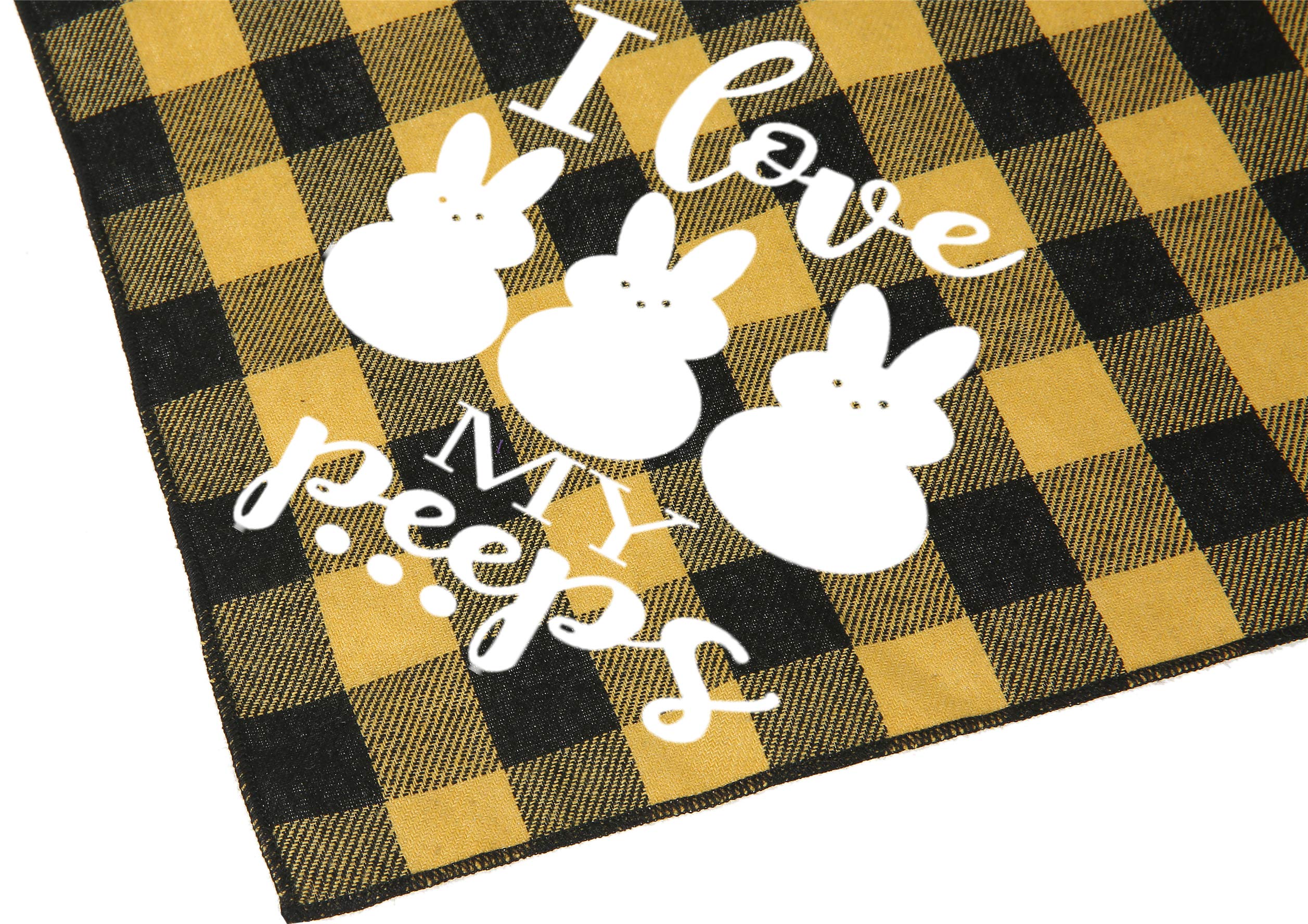 Dog Easter Bandana,2 Pack Buffalo Plaid Puppy Scarf With Designer Painting