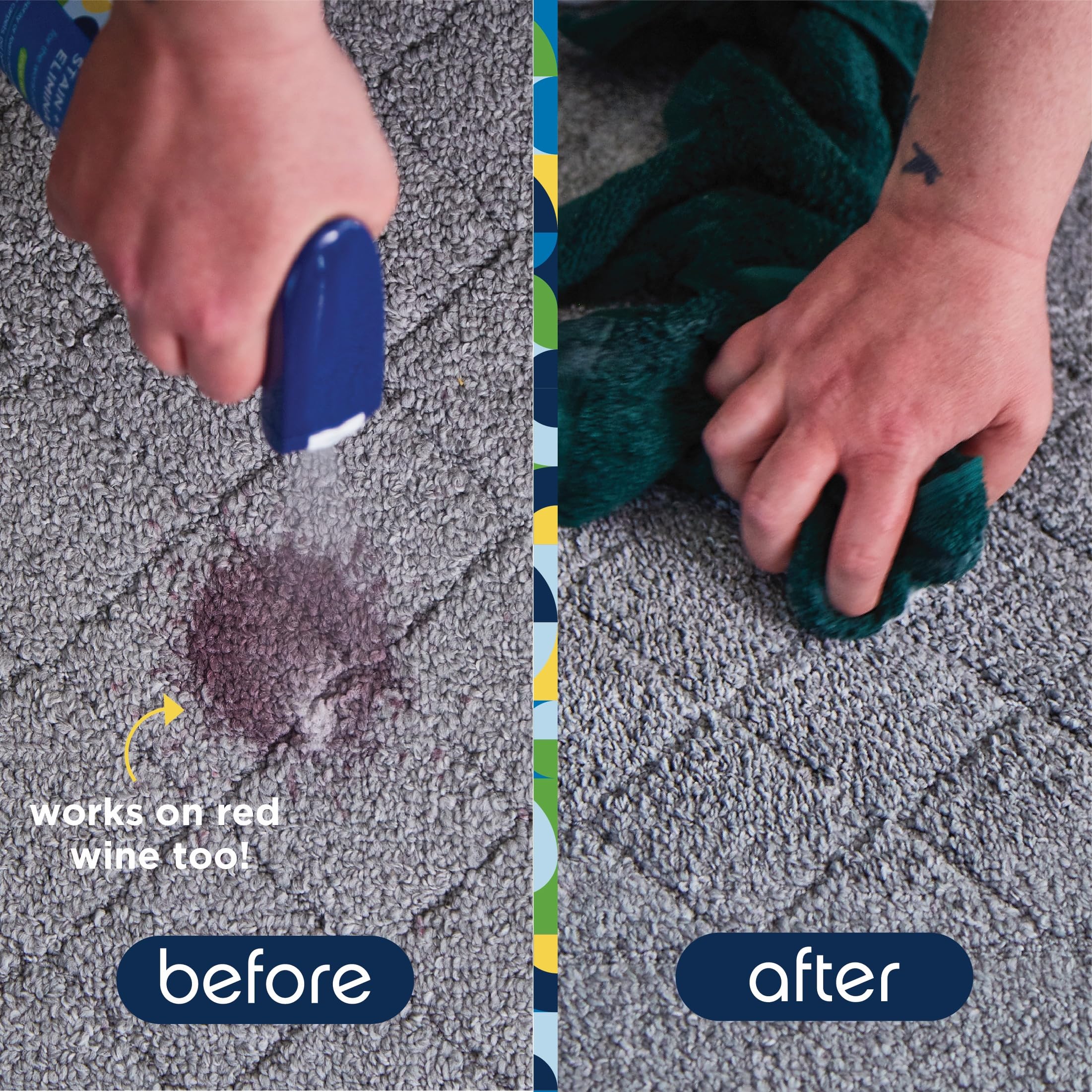 Pet Life Unlimited Foaming Stain + Odor Eliminator Spray Cleaner - Plant-Based Stain Removal - Two-Way Spray Applicator - Natura