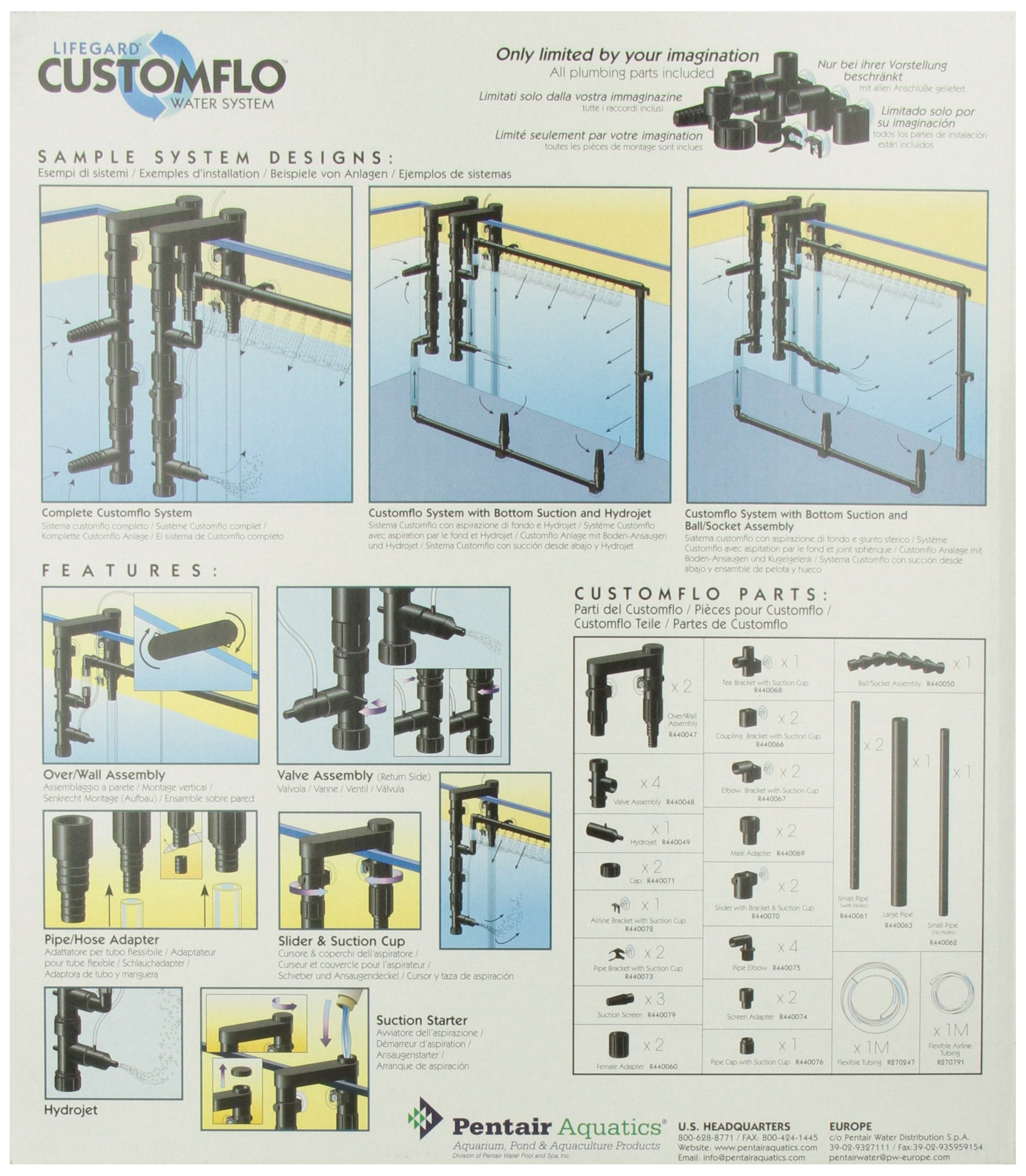 Lifegard Customflo Water System Complete Kit