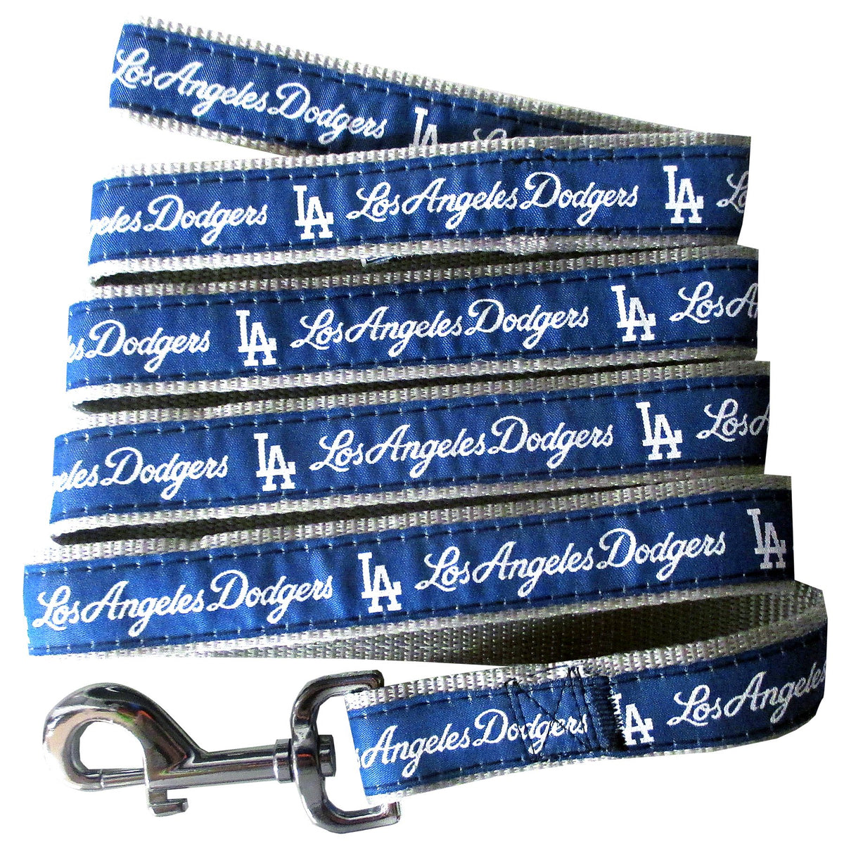 Mlb Pet Leash, Small, Los Angeles Dodgers Dog Leash, Baseball Team Leash For Dogs & Cats. A Shiny & Colorful Dog & Cat Leash Wit