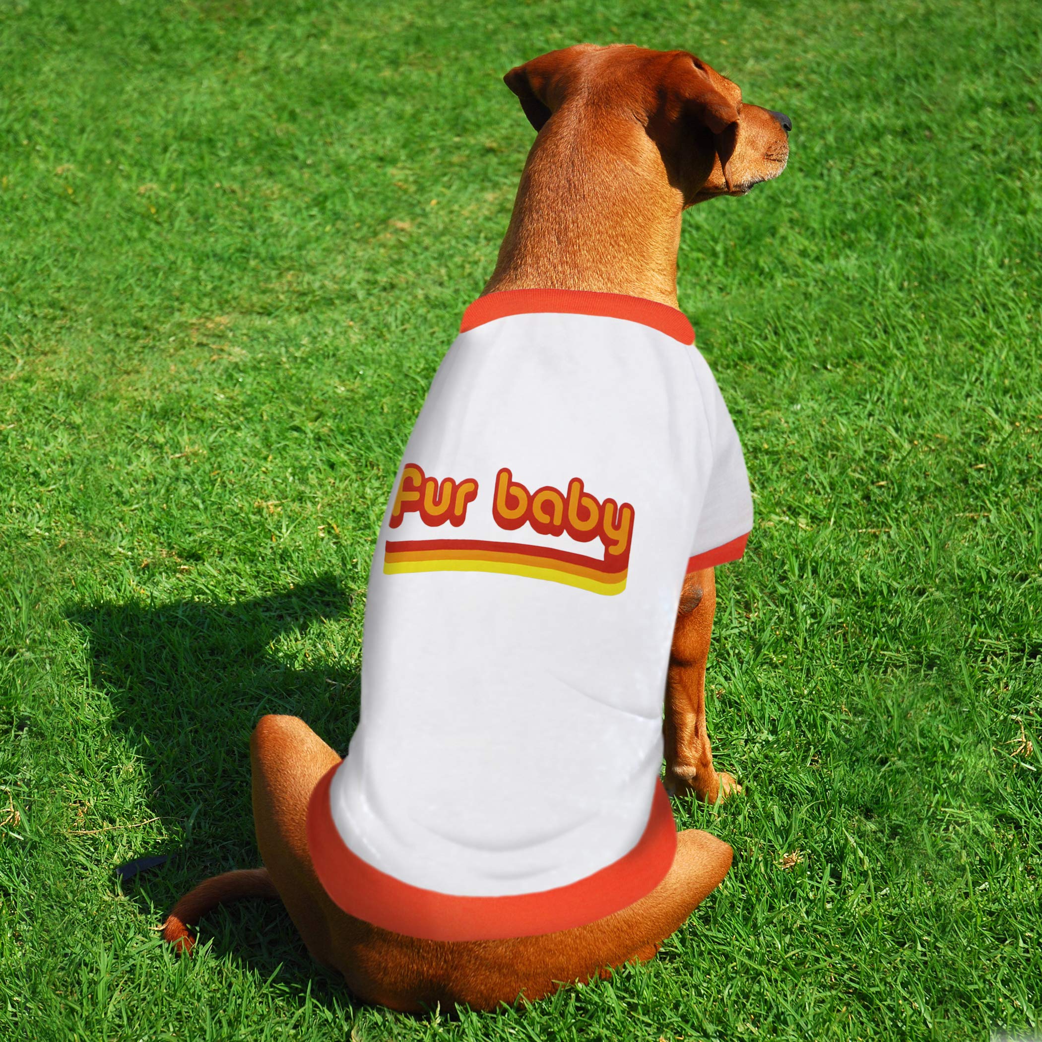 Laur Diy Pet Tee Shirt - Fur Baby - Laurdiy Dog Shirt, X-Large