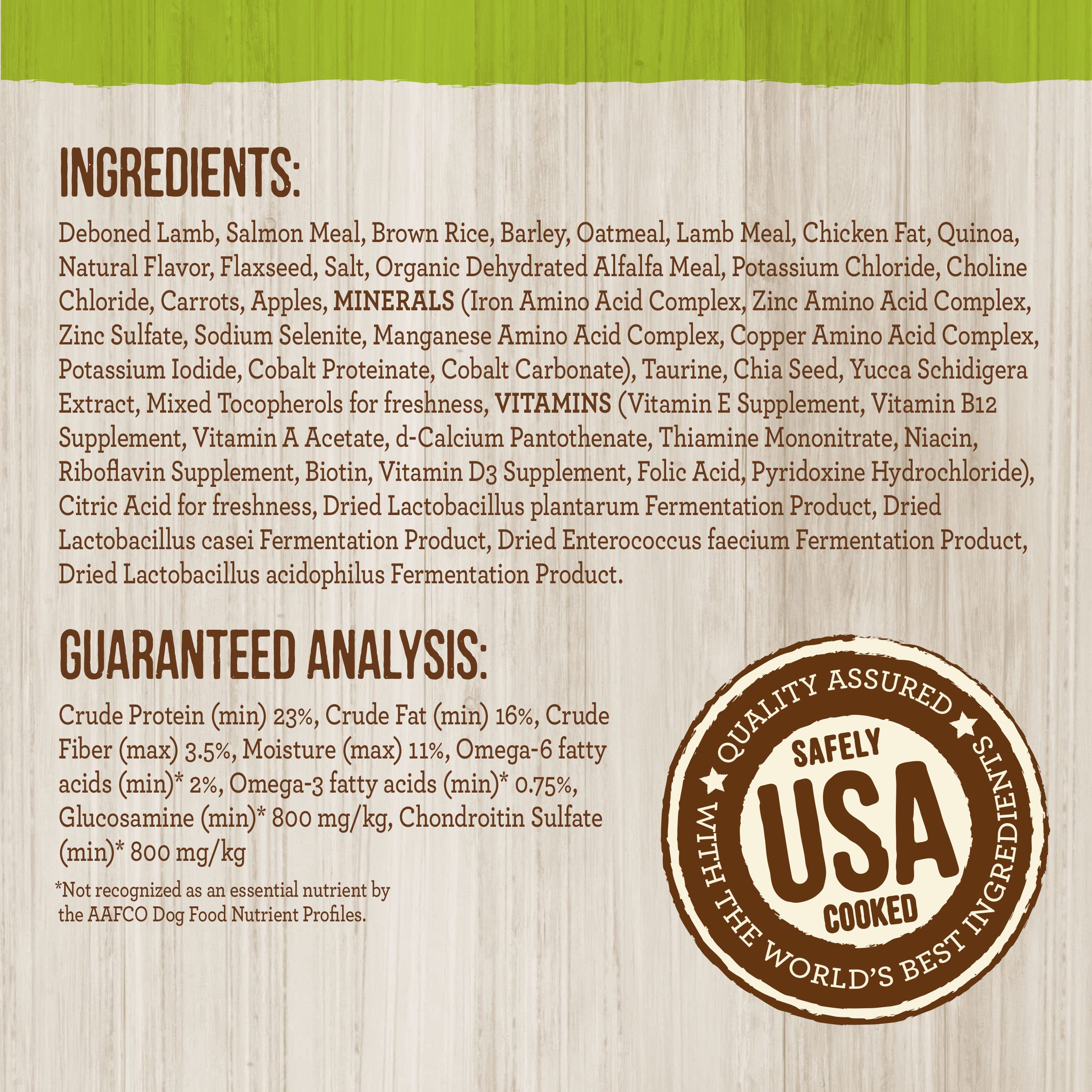 Merrick Healthy Grains Premium Adult Dry Dog Food, Wholesome And Natural Kibble With Lamb And Brown Rice - 12.0 lb. Bag