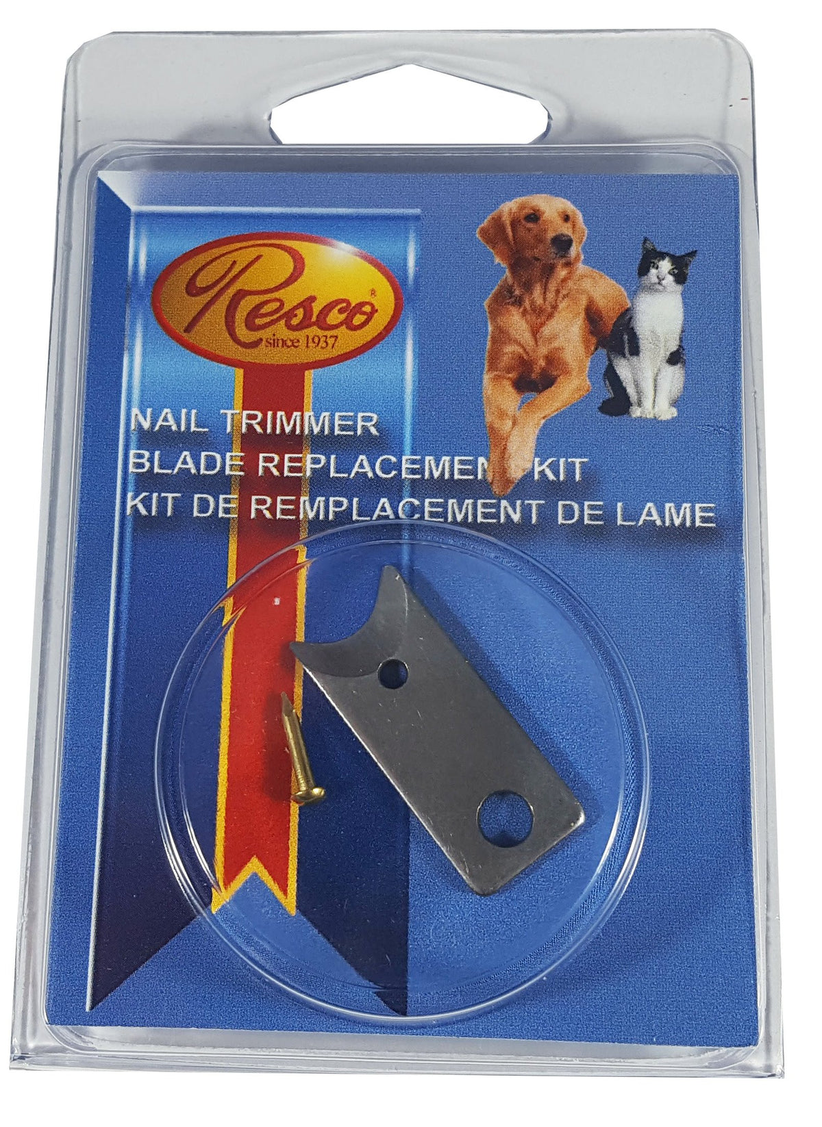 Resco Nail Clipper Blade Replacement Kit, Fits All Resco Guillotine-Style Trimmers