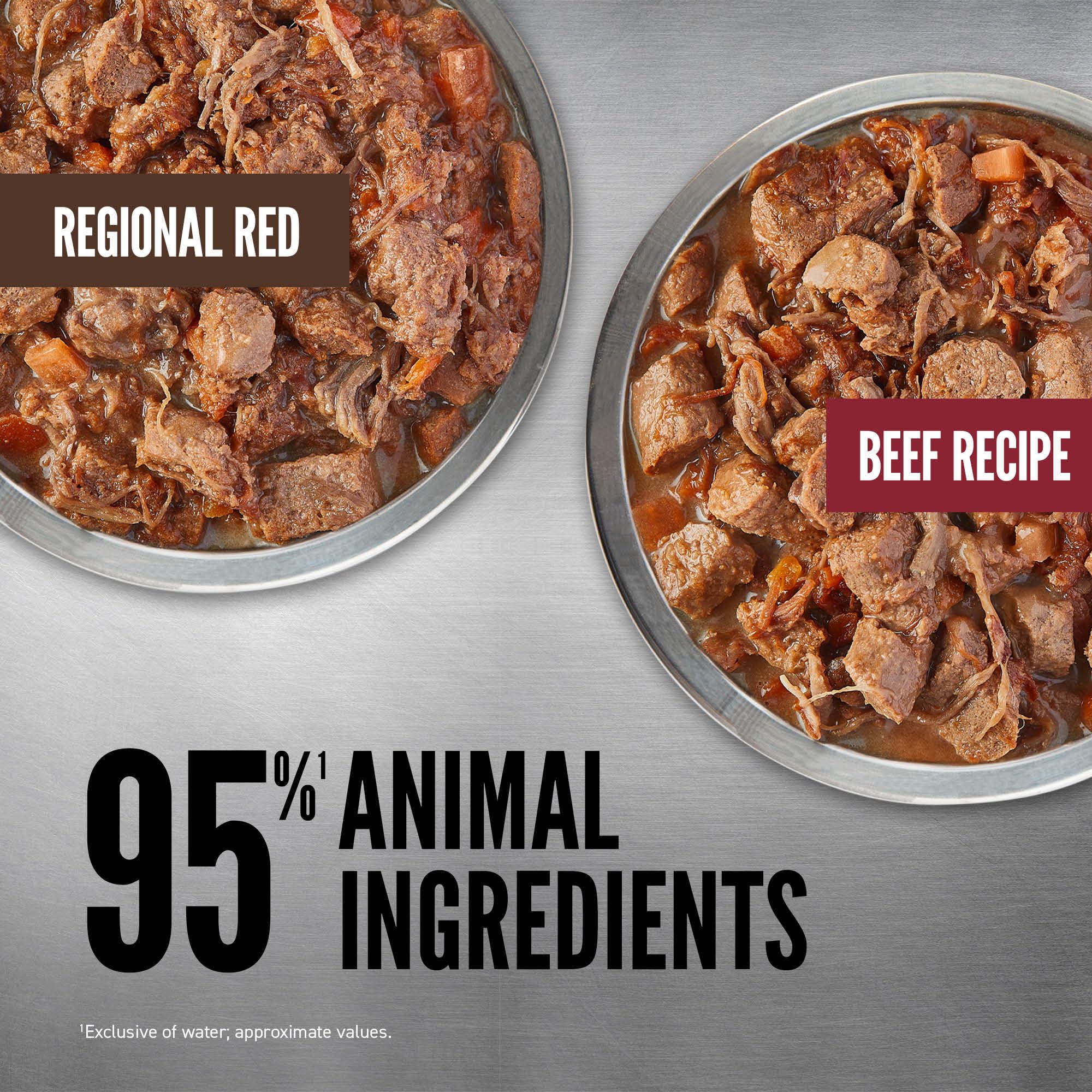 ORIJEN Real Meat Shreds, Grain-Free, Regional Stew, Premium Wet Dog Food