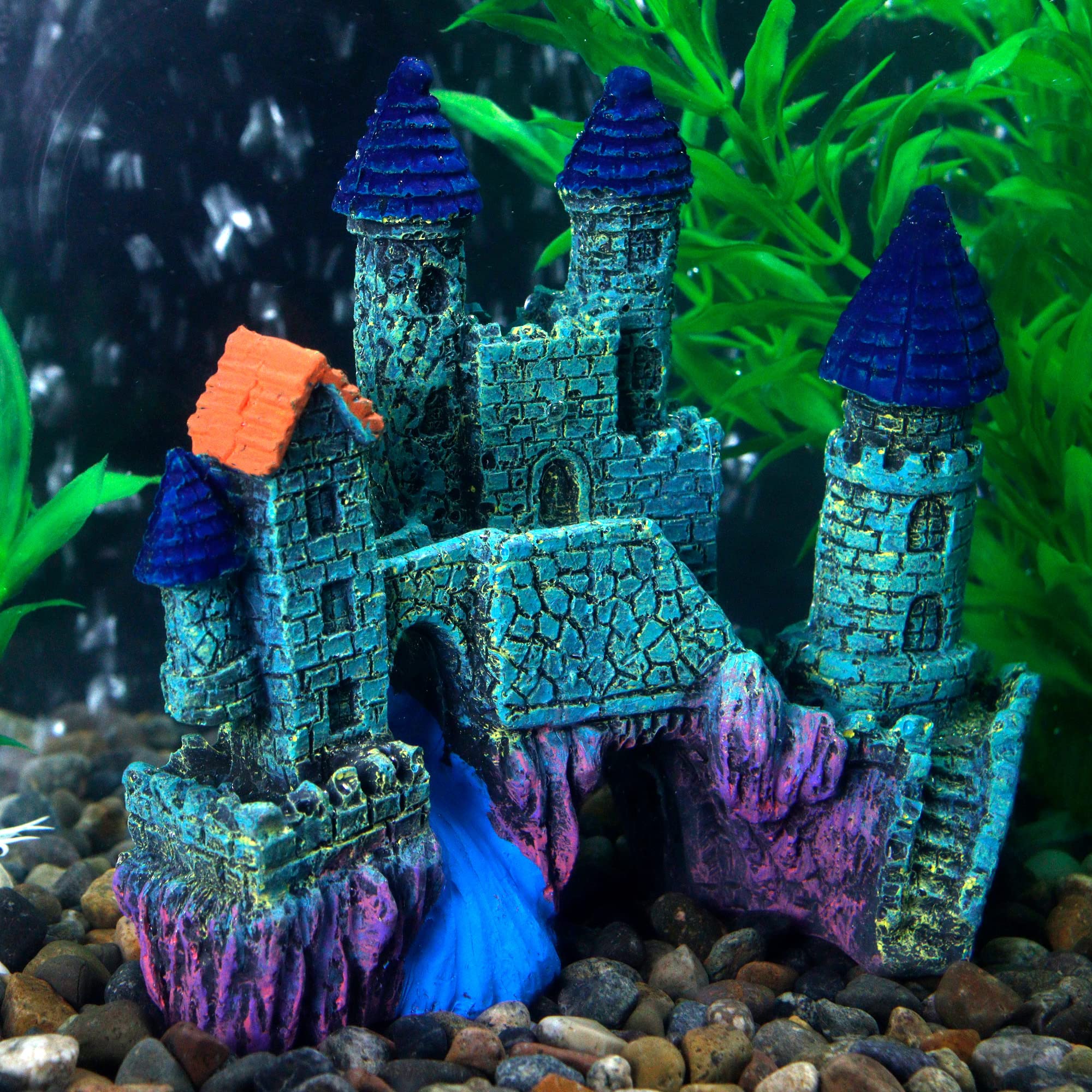 Nw Wholesaler 5 Inch Aquarium Castle Decoration - Fish Hideaway Cave For Fish Tanks