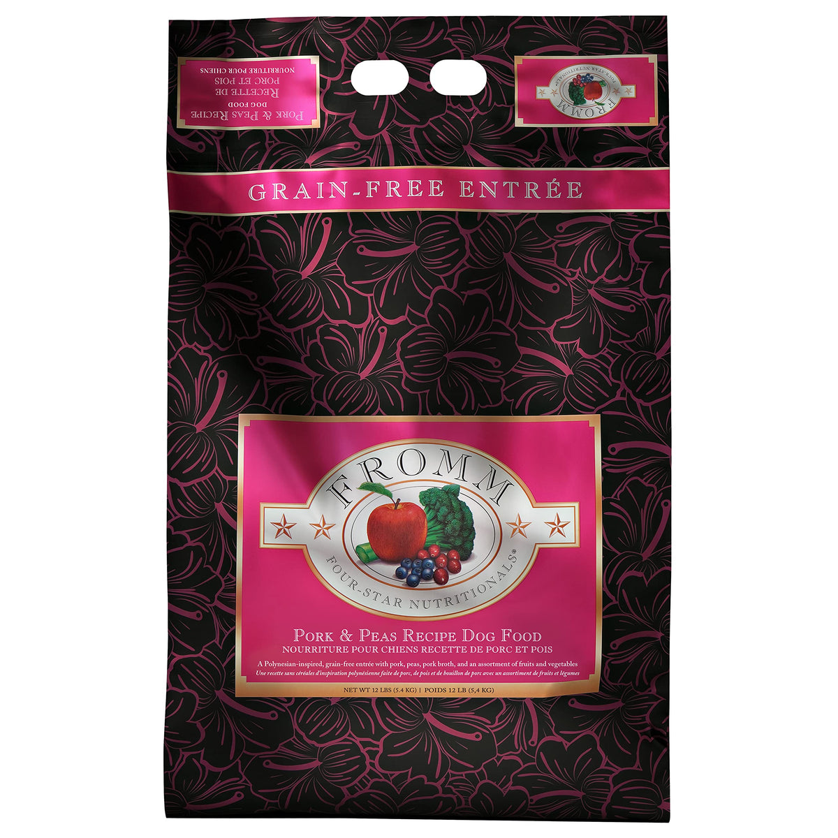 Fromm Four-Star Nutritionals Pork & Peas Dog Food - Premium Dry Dog Food - Pork Recipe - 12 Lb