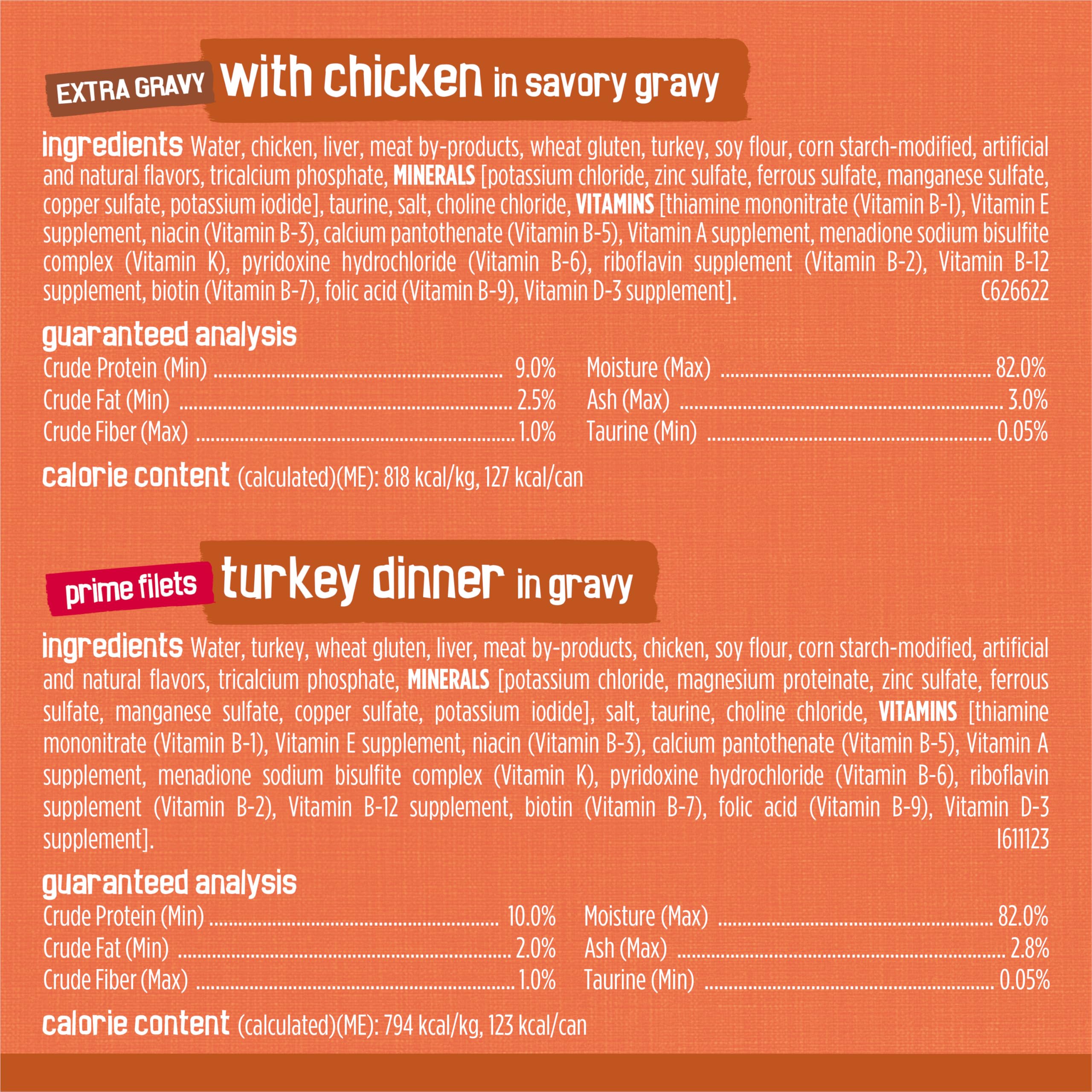 Purina Friskies Wet Cat Food Gravy Variety Pack, TurChicken Extra Gravy Chunky, Meaty Bits and Prime Filets - (Pack of 40) 5.5 o