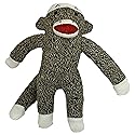 Multipet Sock Monkey Plush Dog Toy, Small, Medium And Large Breeds