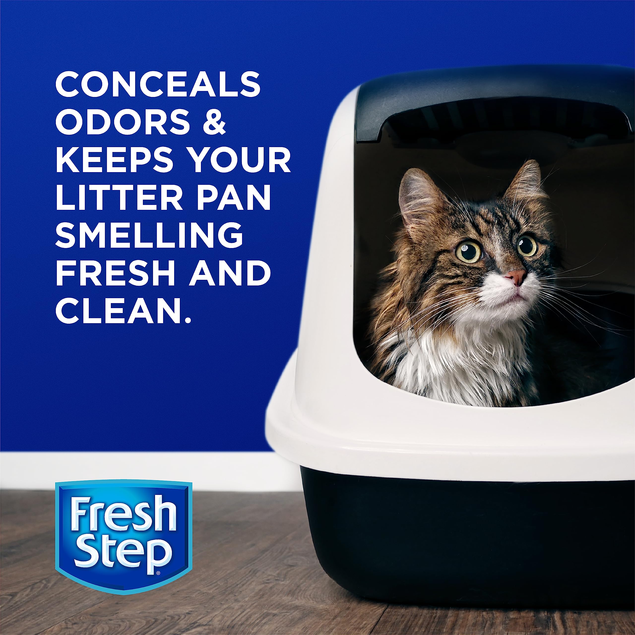 Fresh Step Cat Litter Crystals In Fresh Scent | Cat Litter Box Deodorizer | Combats Cat Odors And Neutralizes Smells To Keep Your Home Clean, 15 Ounces - 12 Pack