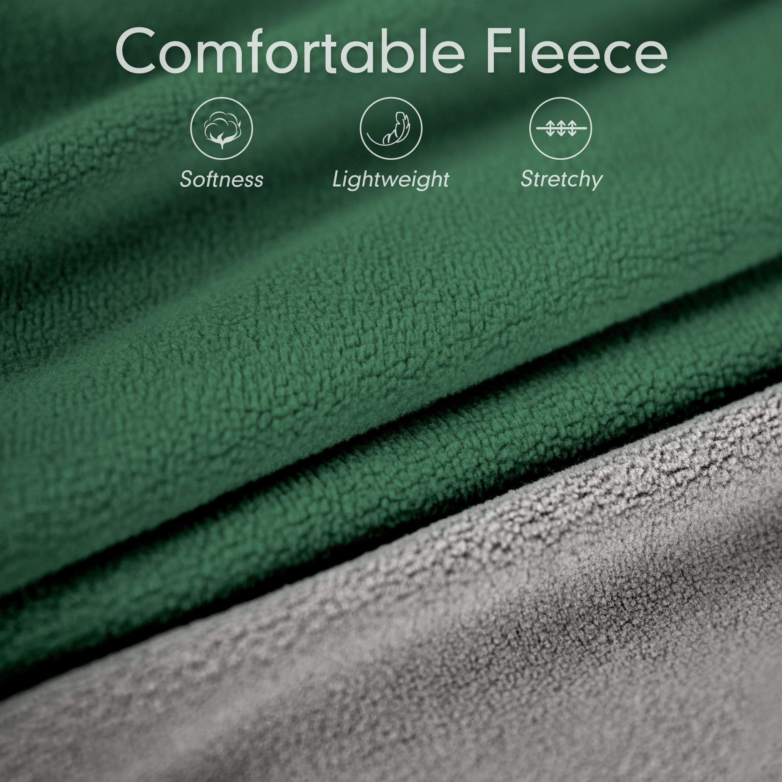 Cyeollo 2 Pack Dog Sweater Stretchy Sweatshirt Lightweight Fleece Vest Reflective Jacket Dog Clothes Sweaters For Medium Dogs Bo