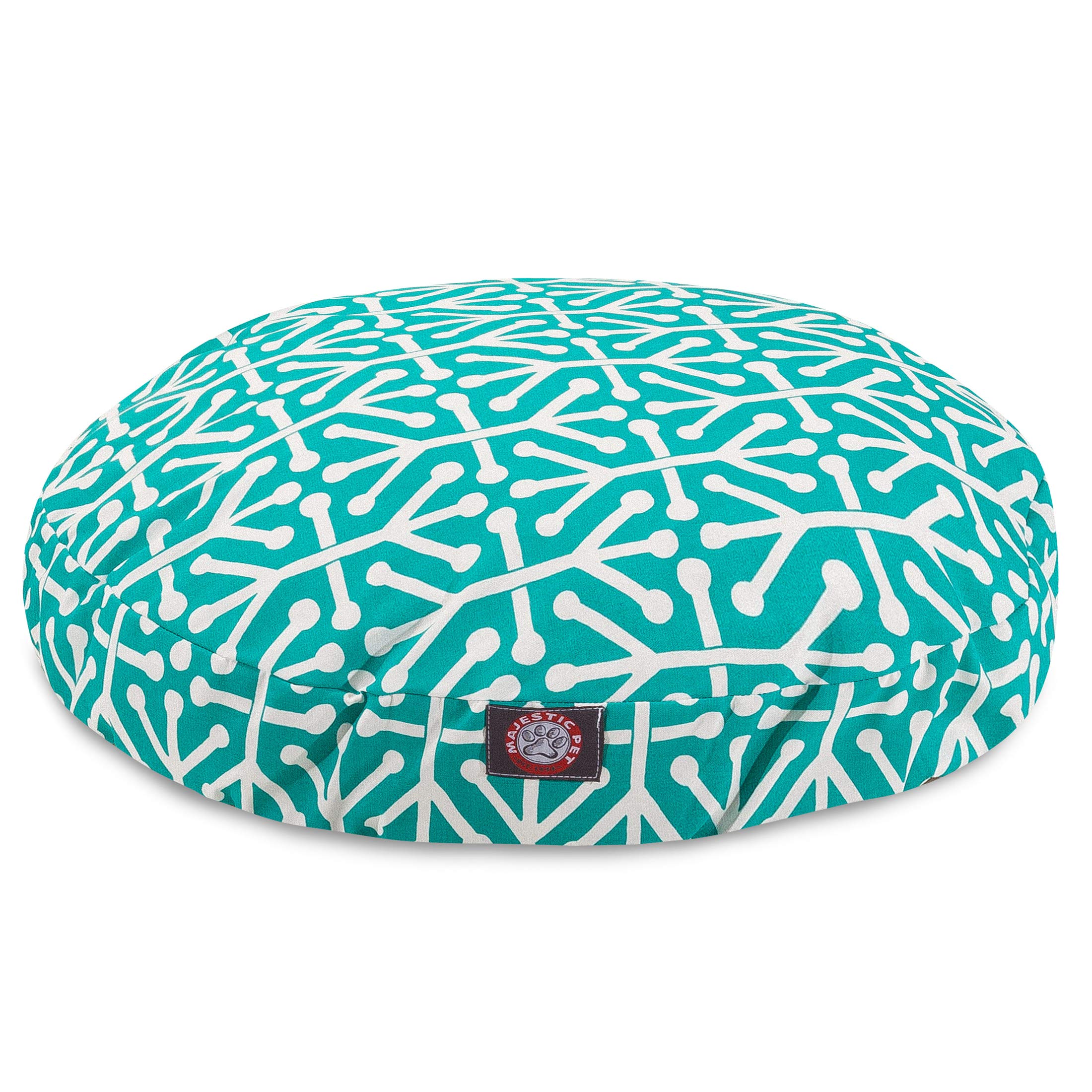 Pacific Aruba Large Round Indoor Outdoor Pet Dog Bed With Removable Washable Cover By Majestic Pet Products
