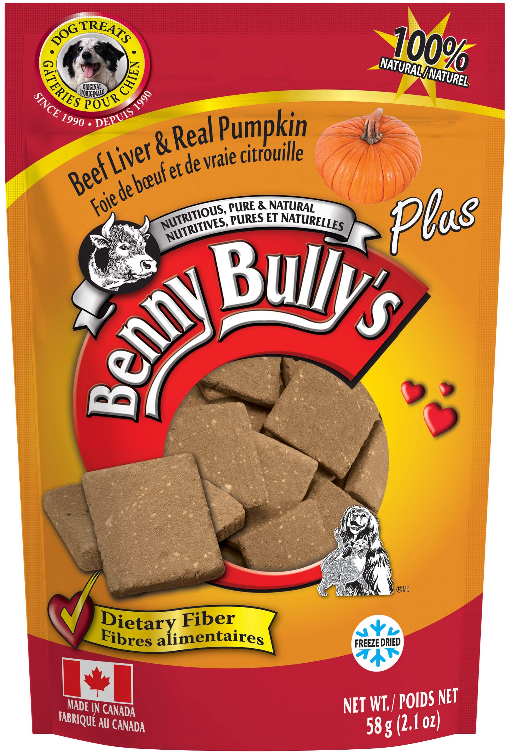 Benny BullyS Plus Pumkin Dog And Cat Treat