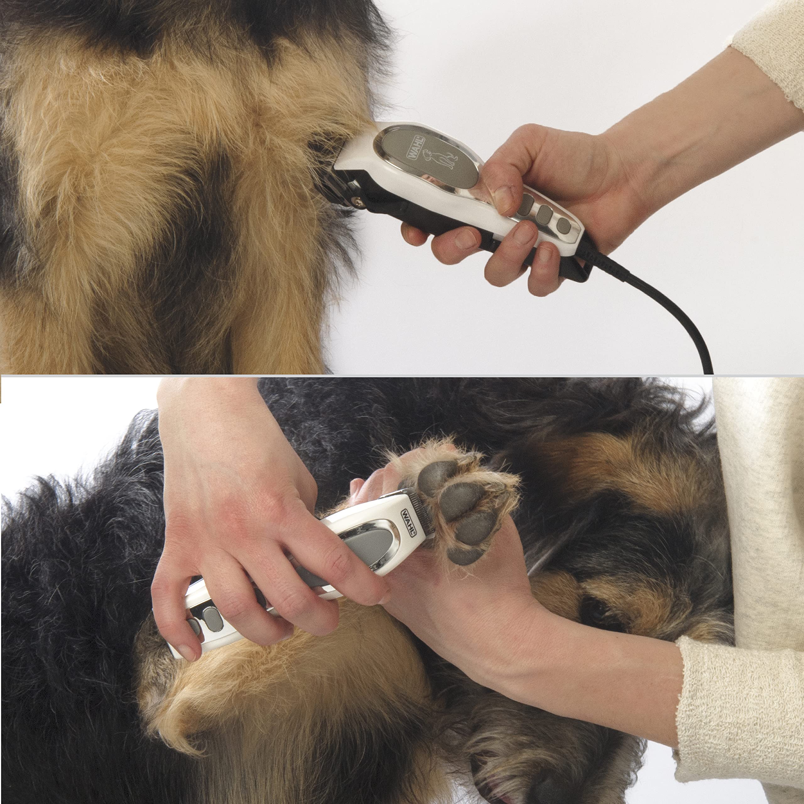 Wahl Pet-Pro Corded Clipper & Battery Trimmer Pet Grooming Combo Kit For Dogs With Light To Thick Coats, The Brand Used By Professionals - Model 9284