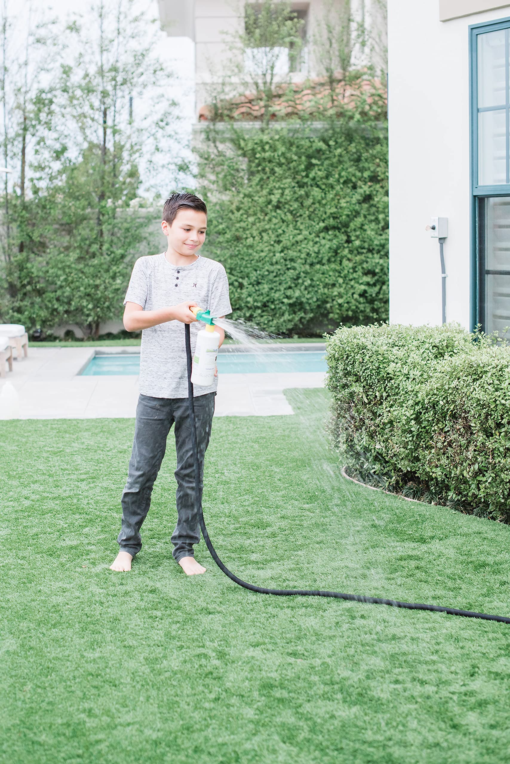 Bioturf Bios+ Artificial Turf Pet Odor Eliminator - Organic, Non-Toxic, Enzyme Concentrate - Safe For Use Around Kids, Pets, & P