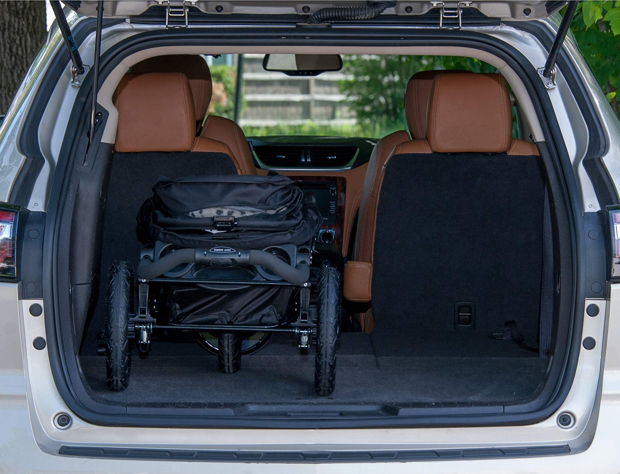 Pet Gear No-Zip Nv Pet Stroller For Cats/Dogs, Zipperless Entry, Easy One-Hand Fold, Gel-Filled Tires, Plush Pad + Weather Cover