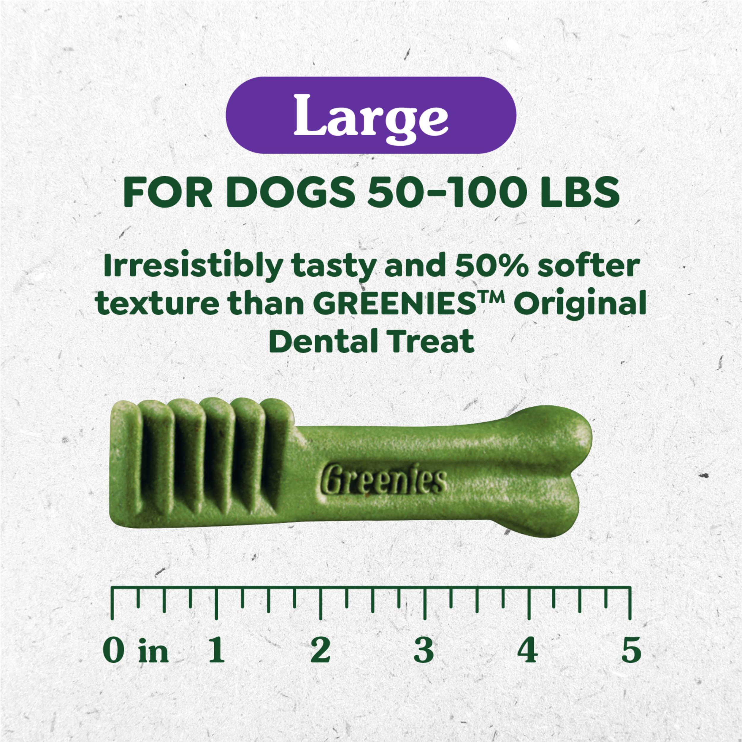 Greenies Aging Care Large Dental Dog Treats, 27 oz. Pack (17 Treats)