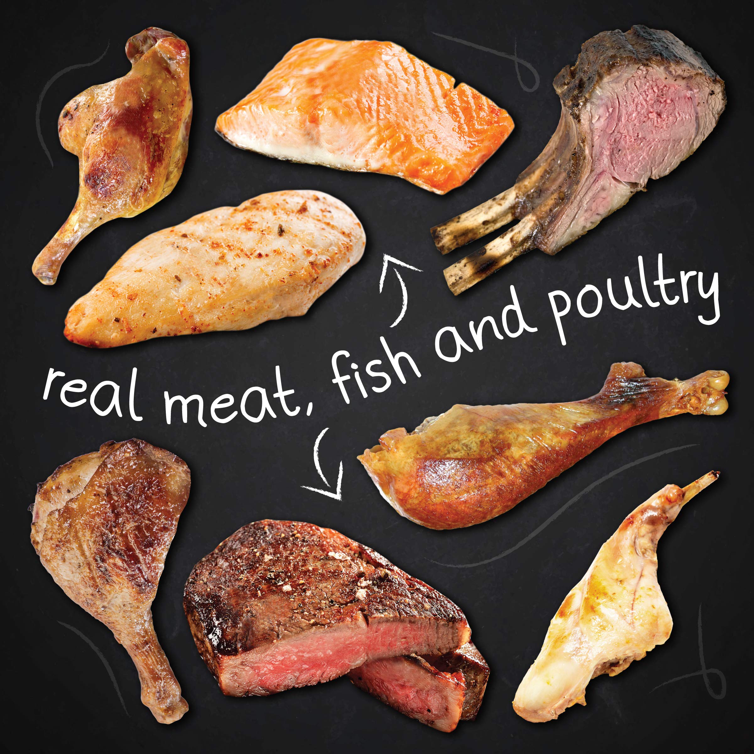 Hound & Gatos Wet Cat Food, 98% Duck & Liver, Grain Free Pate Cat Food, Real Meat, High Protein, Limited Ingredients, No Additiv