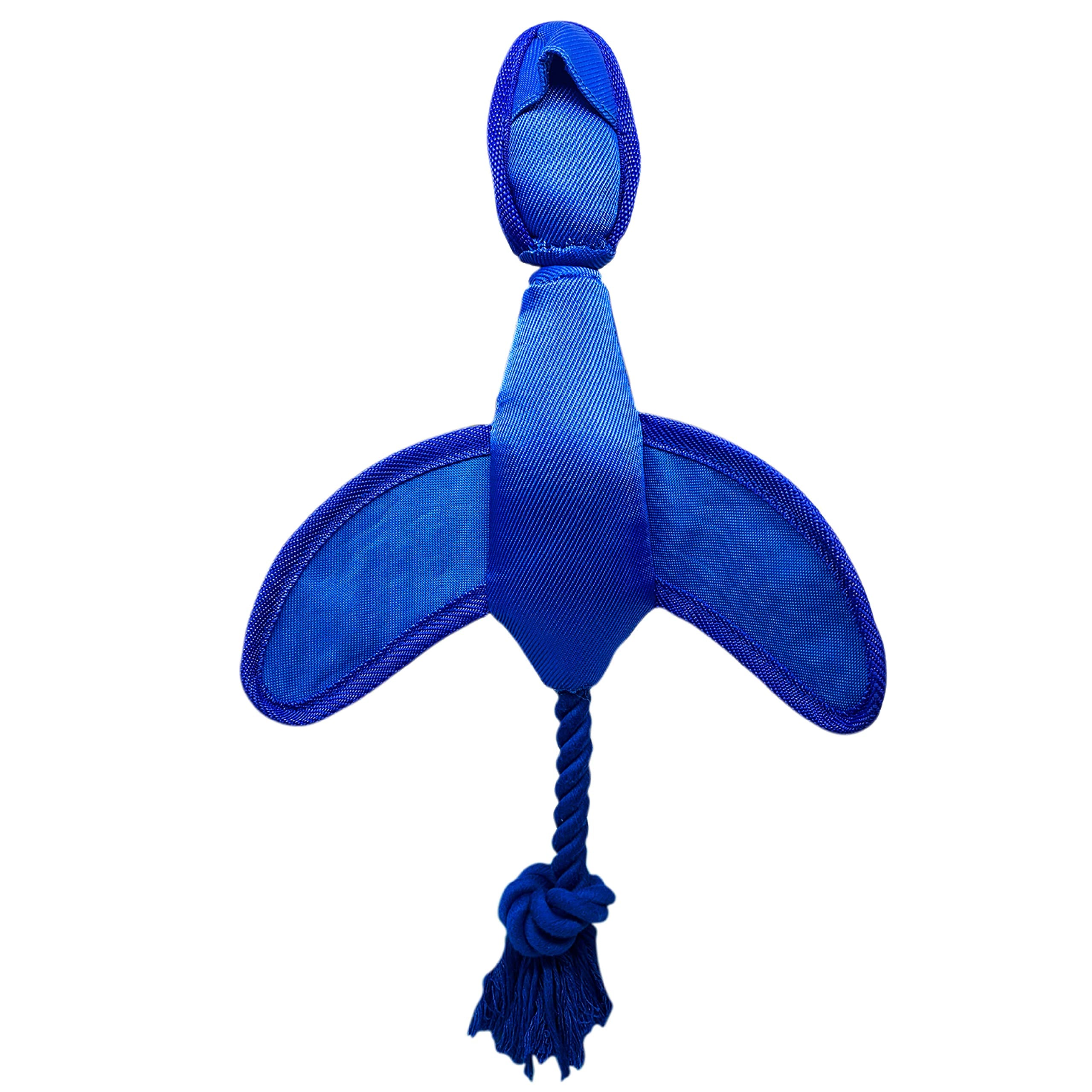 Nerf Dog Large Nylon Launching Duck/Blue/Green