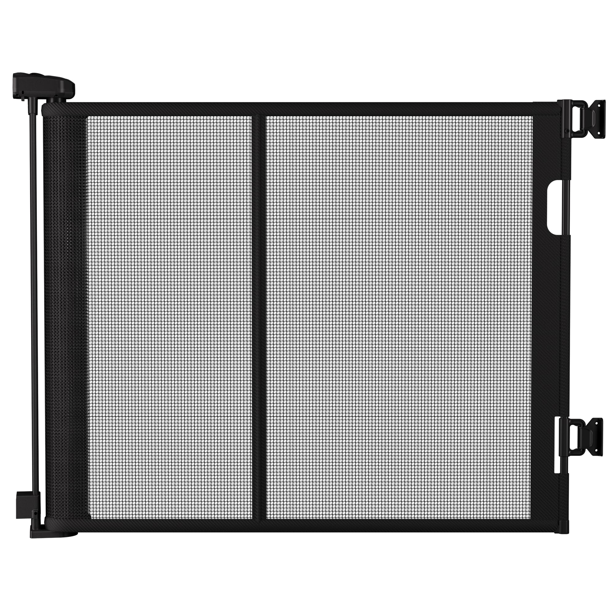 Colbabe 100 inches Retractable Baby Gate, 34 inches Tall Extra Wide Mesh Safety Gate for Open Floor Plans, Wide Doorways, Baby a