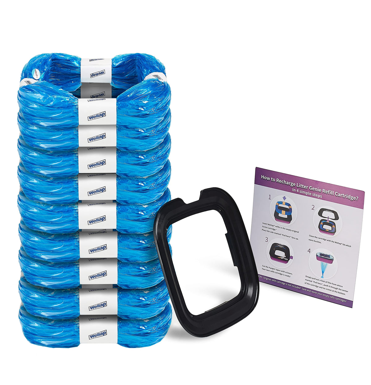 Litter Refills Compatible With Your Litter Refill Cartridge. (9 Pack)