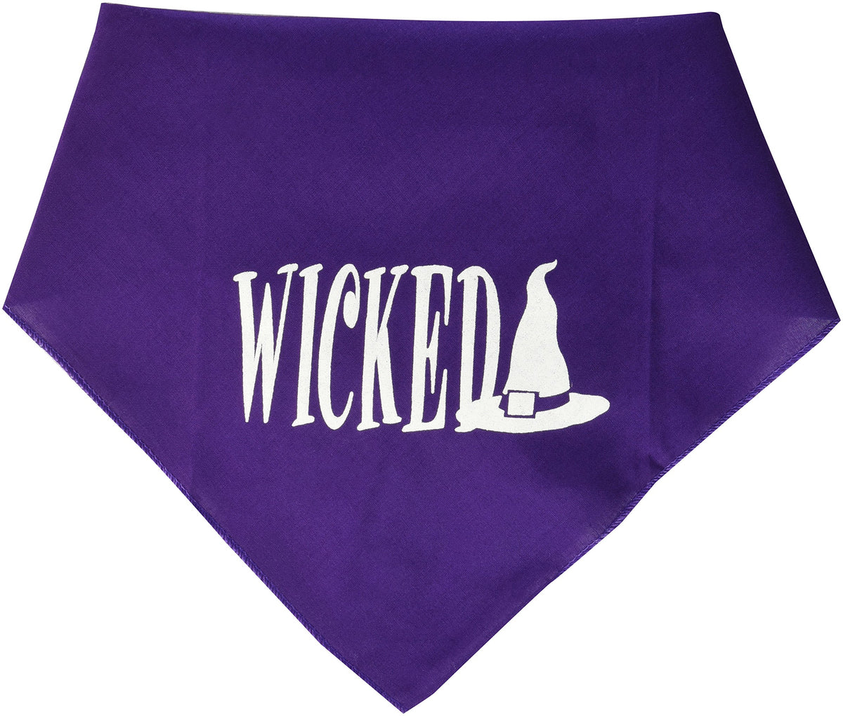 Mirage Pet Products Wicked Screen Print Bandana, Large, Purple