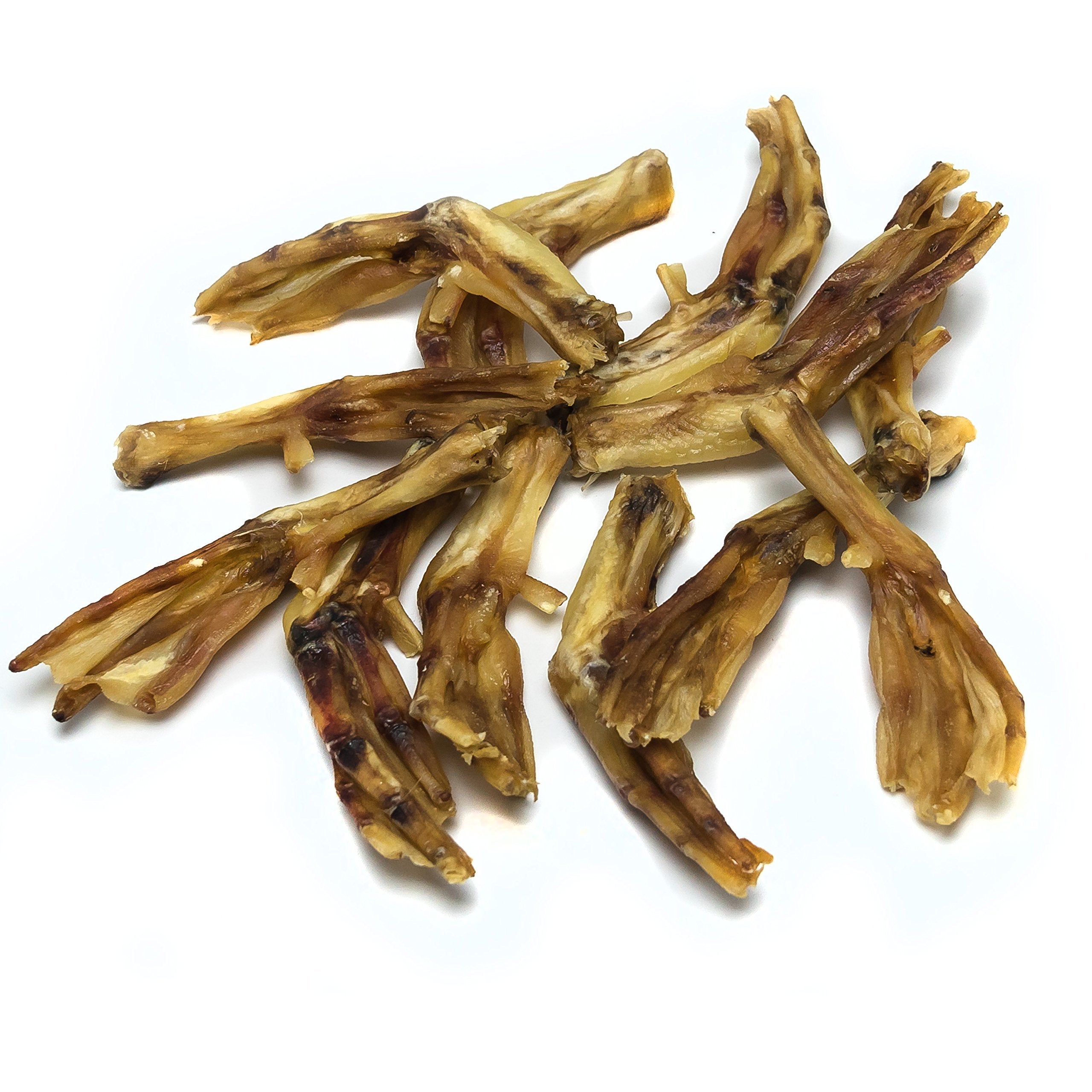 Canine Butcher Shop Duck Feet for Dogs (Pack of 30), Raised & Made in USA Dehydrated Duck Feet, All-Natural Dog Chews, Treats, S