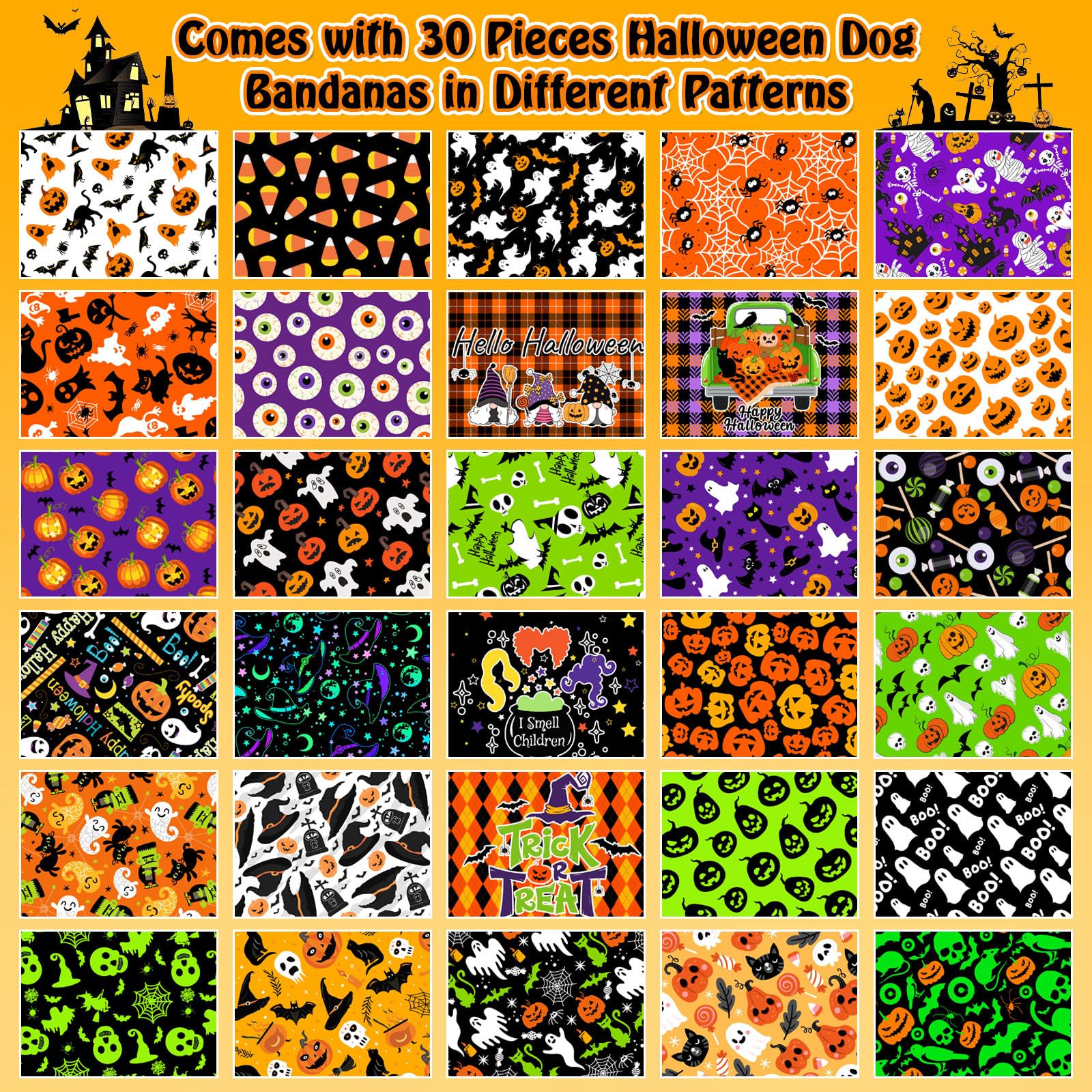 30 Pcs Dog Bandanas Bulk Adjustable Triangle Dog Scarves Puppy Bandanas Pet Neckerchief Washable Holiday Dog Bandana For Small Medium Large Dog Pet Grooming Accessories