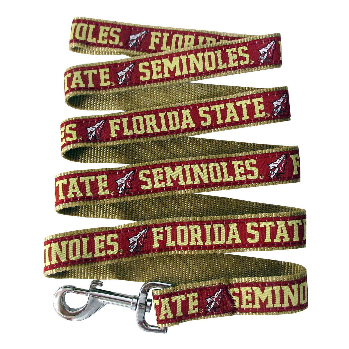 Pets First Collegiate Pet Accessories, Dog Leash, Florida State Seminoles, Medium