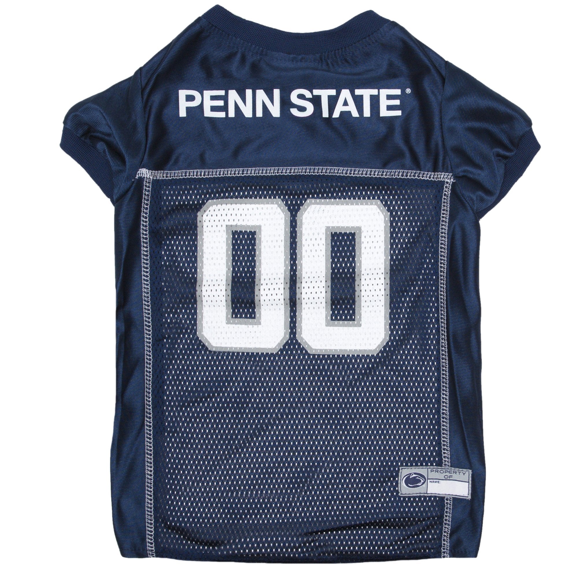 Pets First NCAA College Penn State Nittany Lions Mesh Jersey for DOGS & CATS, Large. Licensed Dog Jersey with your Favorite Foot