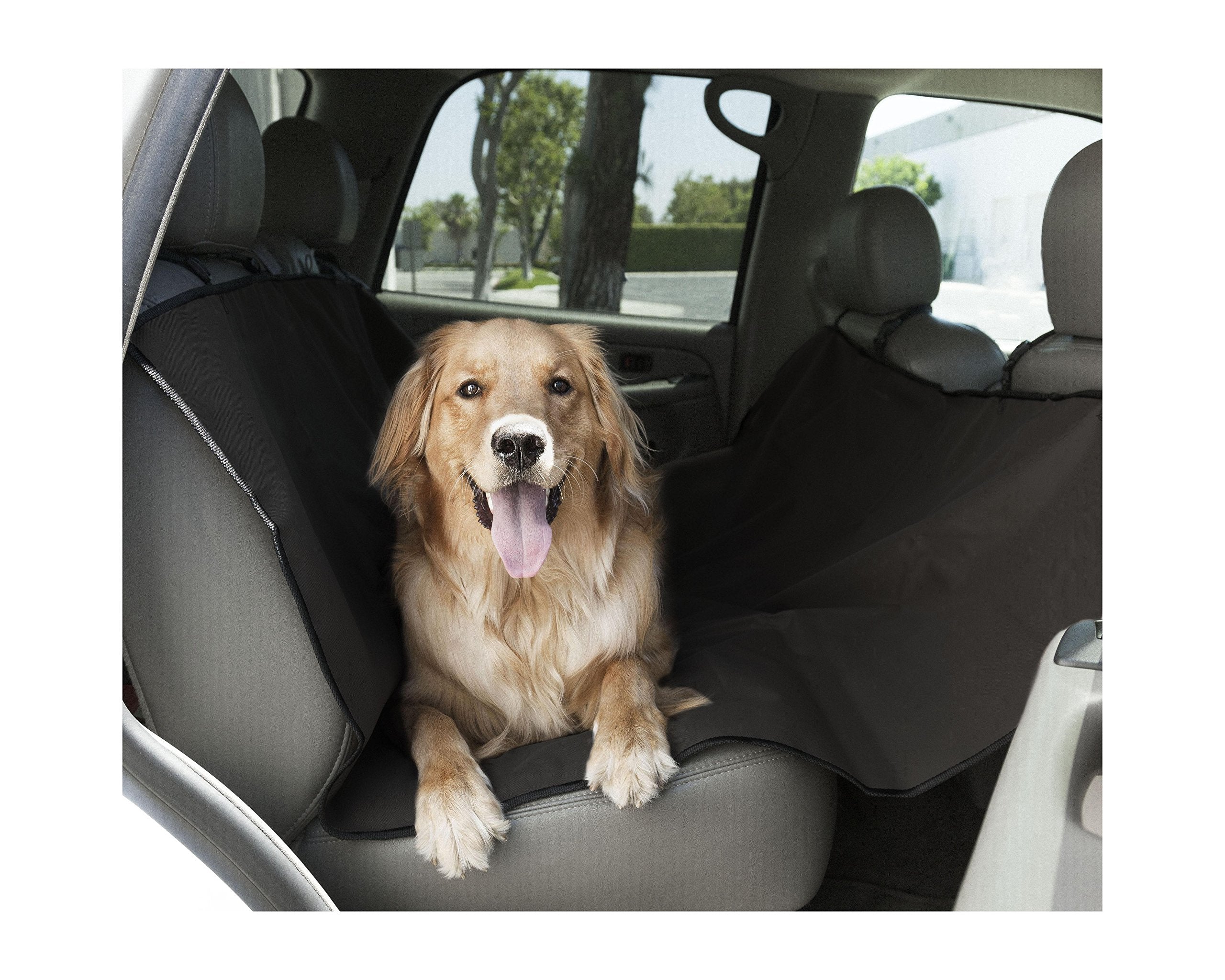 Black Universal Waterproof Hammock Back Seat Cover By Majestic Pet Products