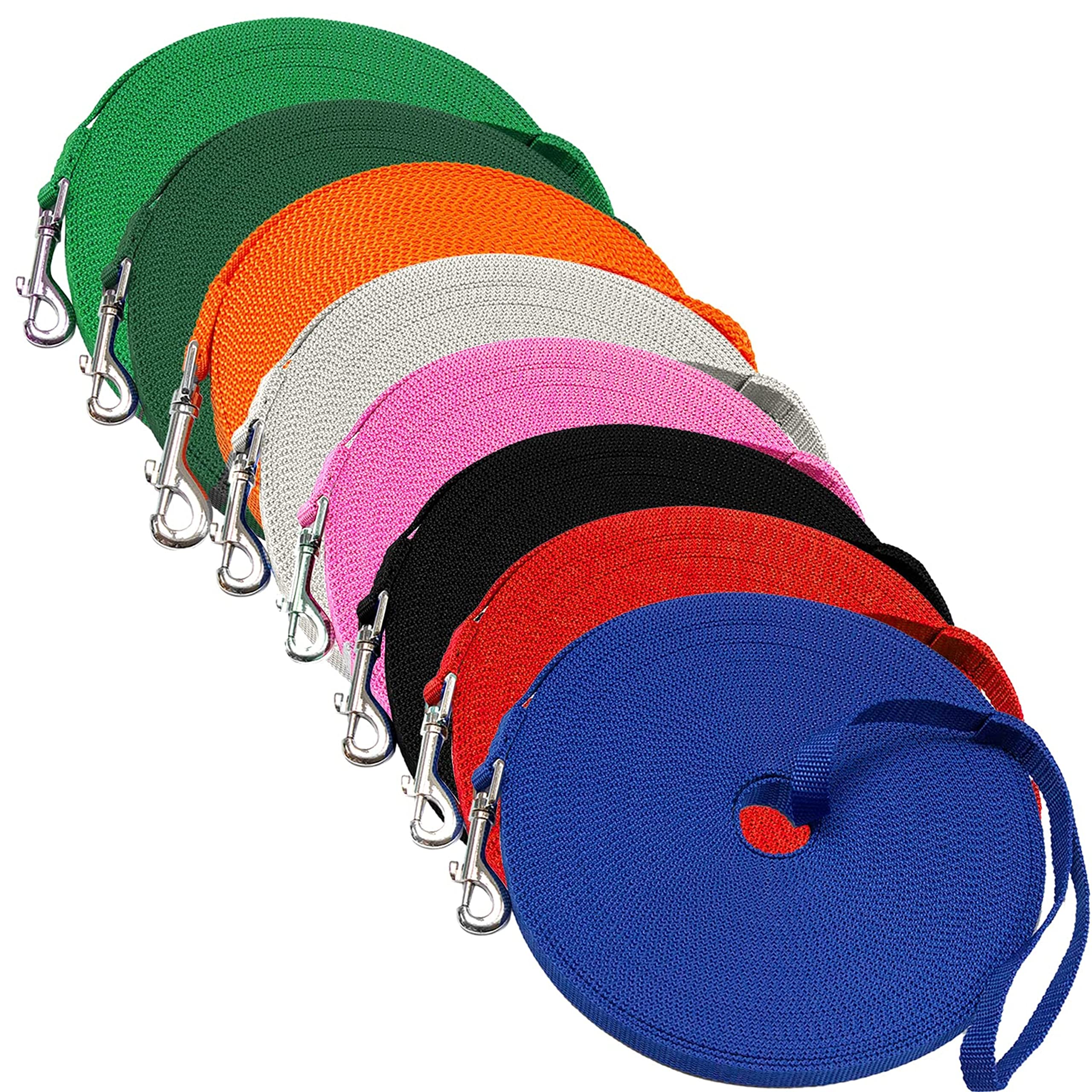 Long Dog Puppy Obedience Recall Training Agility Lead, Leash - BLUE, 15 Foot - by, Downtown Pet Supply