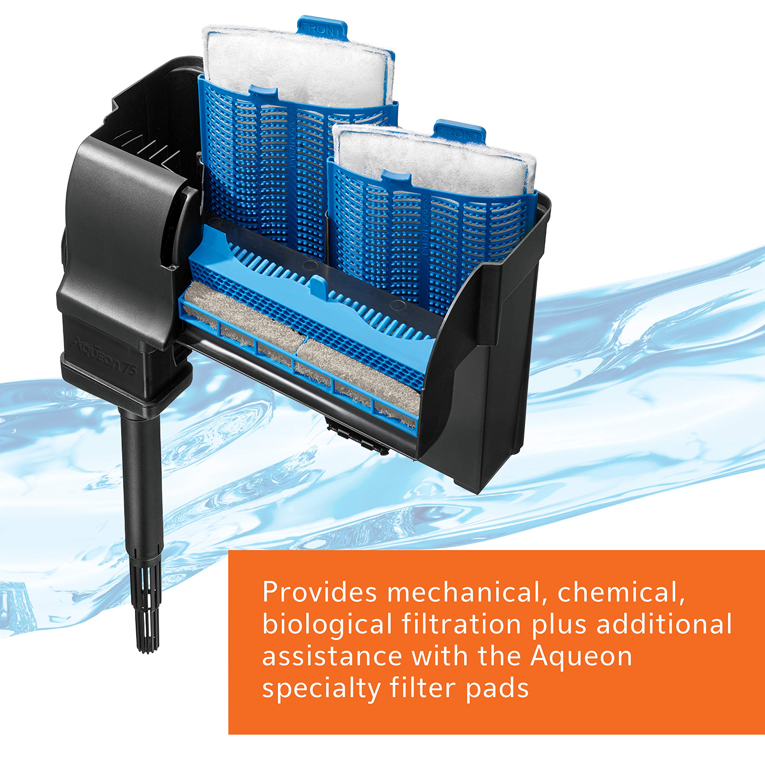 Aqueon Quietflow 75 Led Pro Aquarium Fish Tank Power Filter For Up To 90 Gallon Aquariums