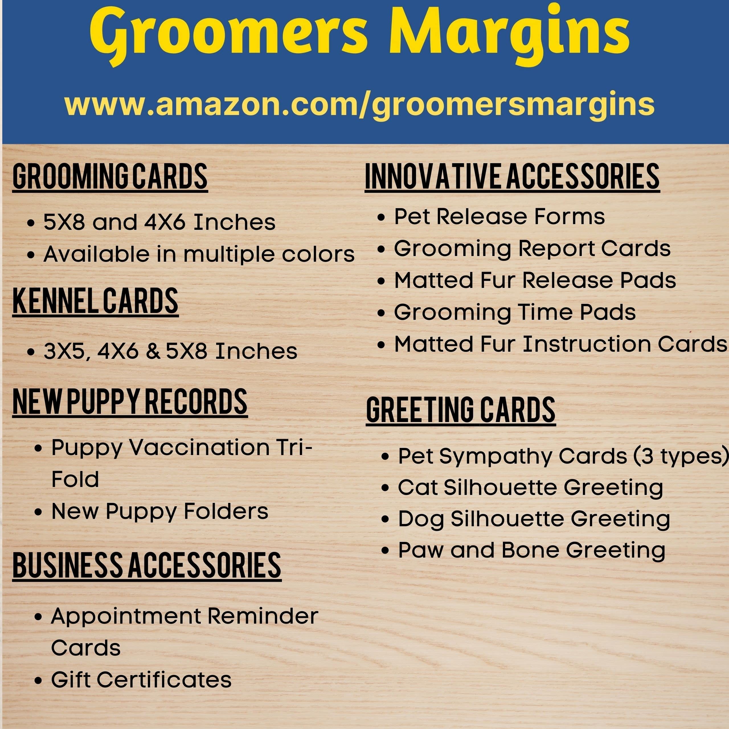 Grooming Pet Release Forms (100 Sheets, 5.5' X 8.5') Addresses Matted Fur, Senior Dogs, Fur Coloring, And Cats