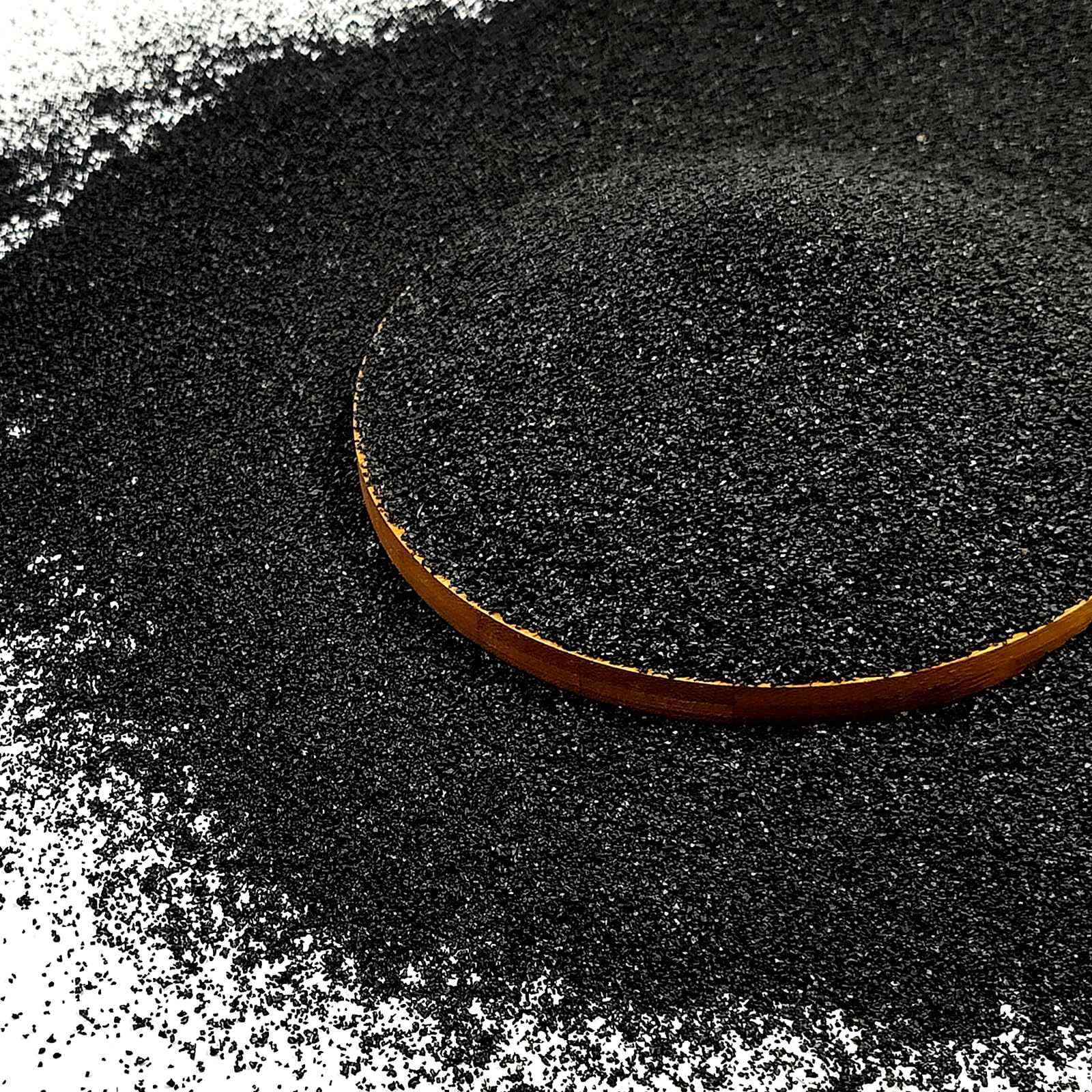 FANTIAN 5 lbs Black AquariumSilica Sand. Decorative Aquarium Gravel Substrate for Fish Tank, Plants Potted, Fire Pits, Candle, V