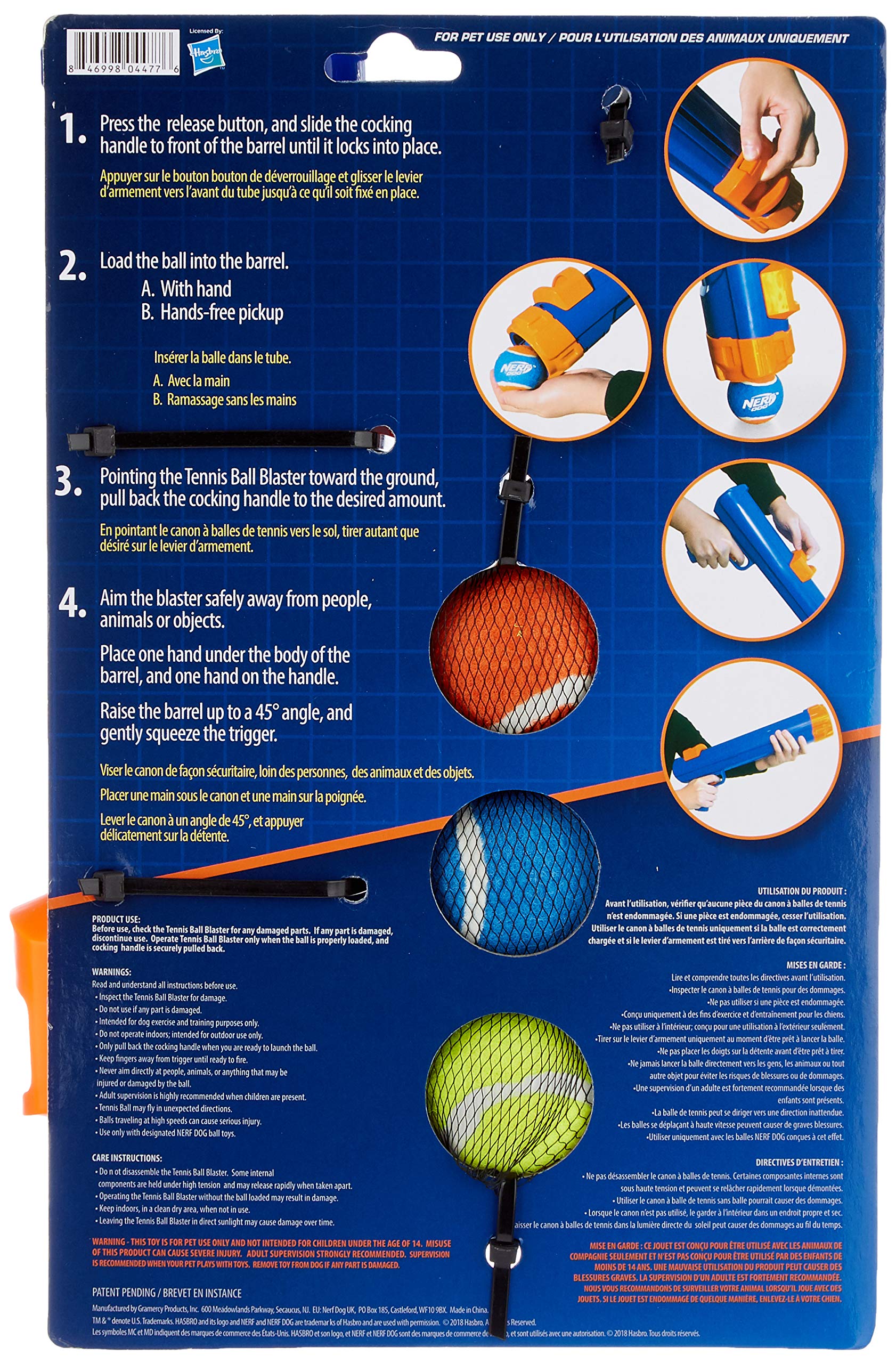 Nerf Dog Tennis Ball Blaster for Small Dogs and Puppies